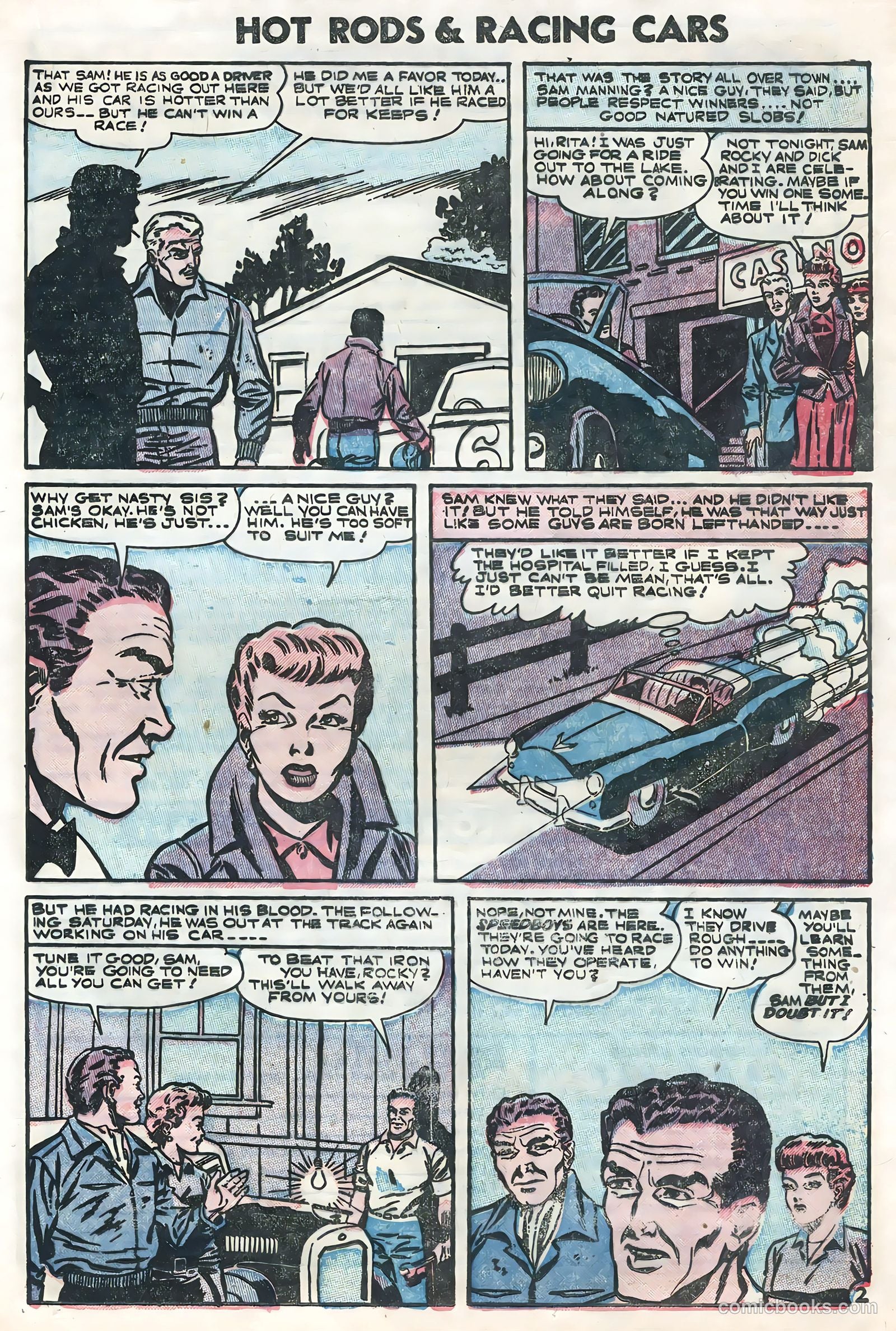 Hot Rods and Racing Cars #25 — page 21 of 36