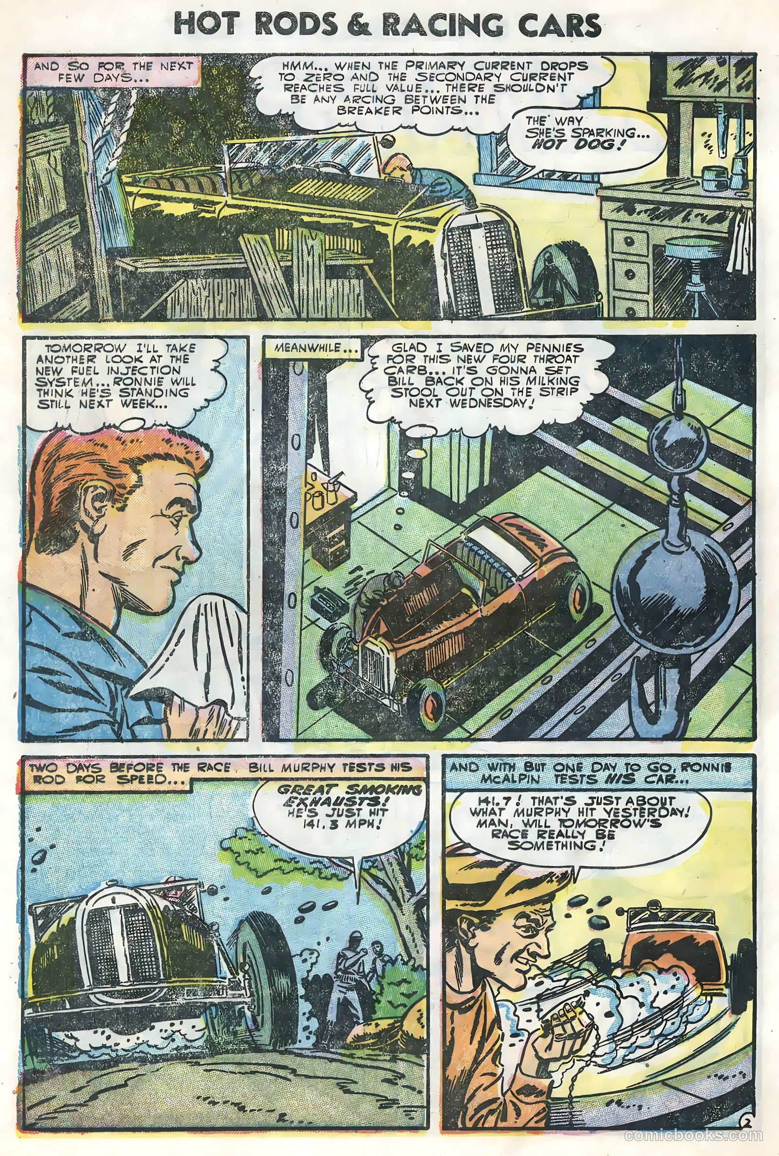 Hot Rods and Racing Cars #25 — page 28 of 36