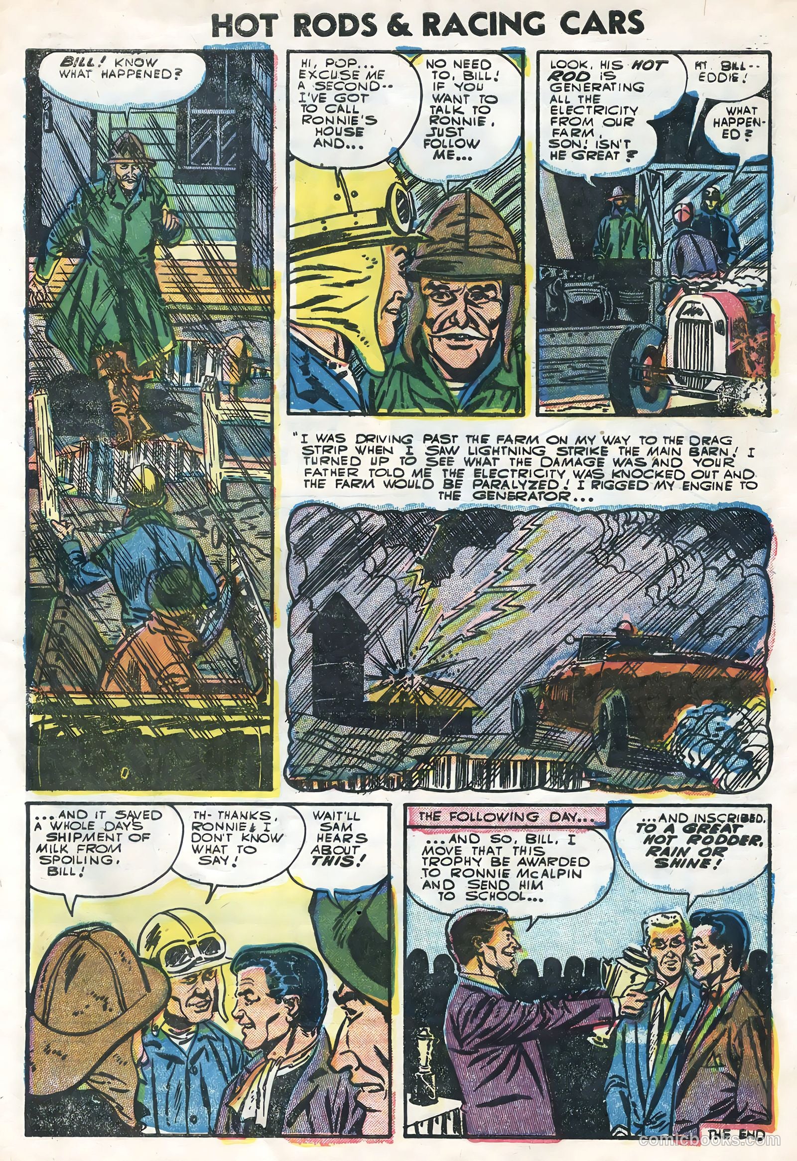 Hot Rods and Racing Cars #25 — page 33 of 36