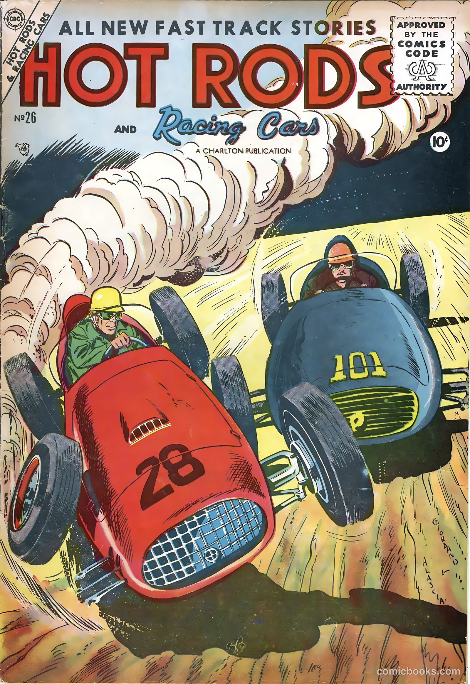 Hot Rods and Racing Cars #26 — page 1 of 36