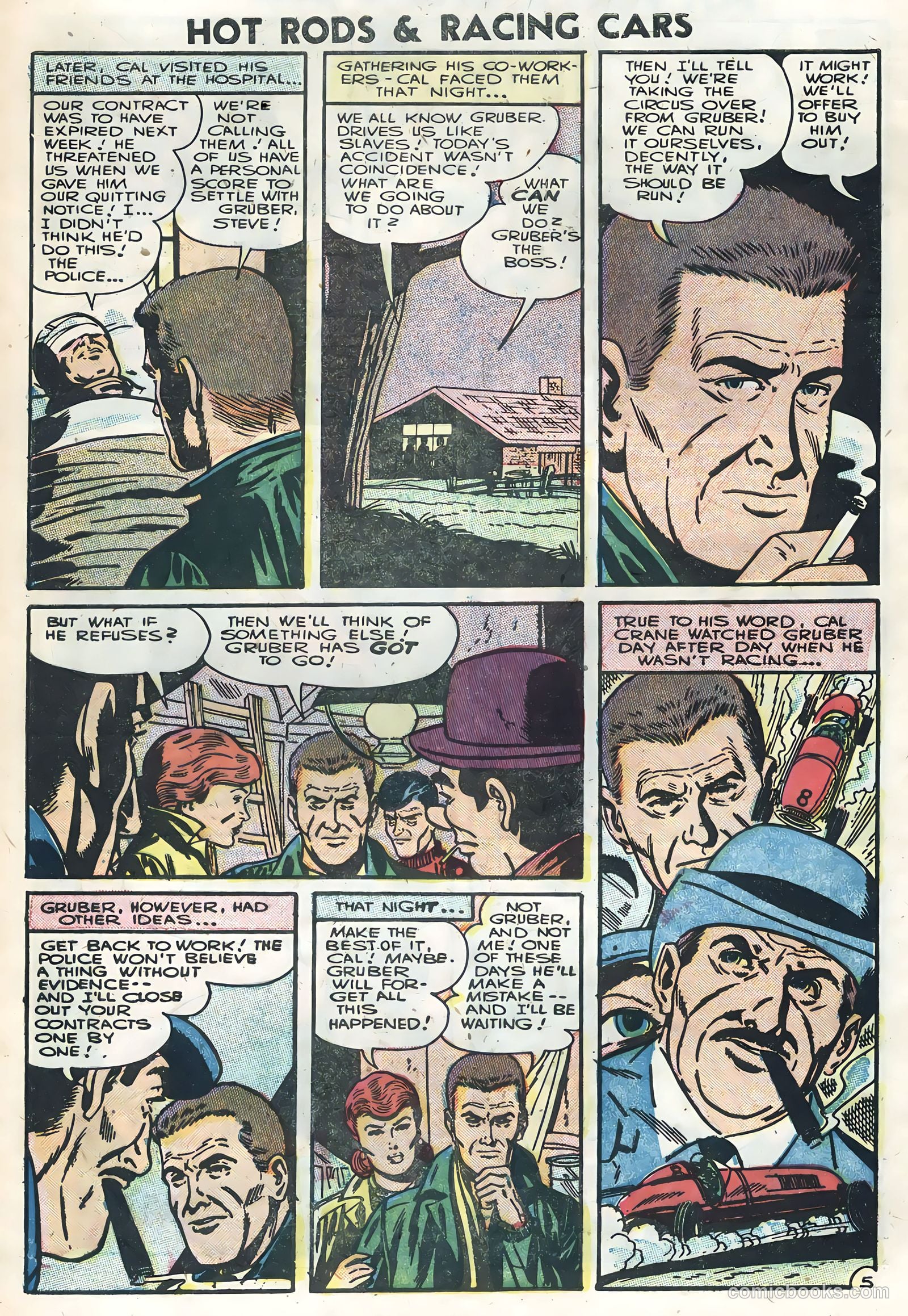 Hot Rods and Racing Cars #27 — page 8 of 36