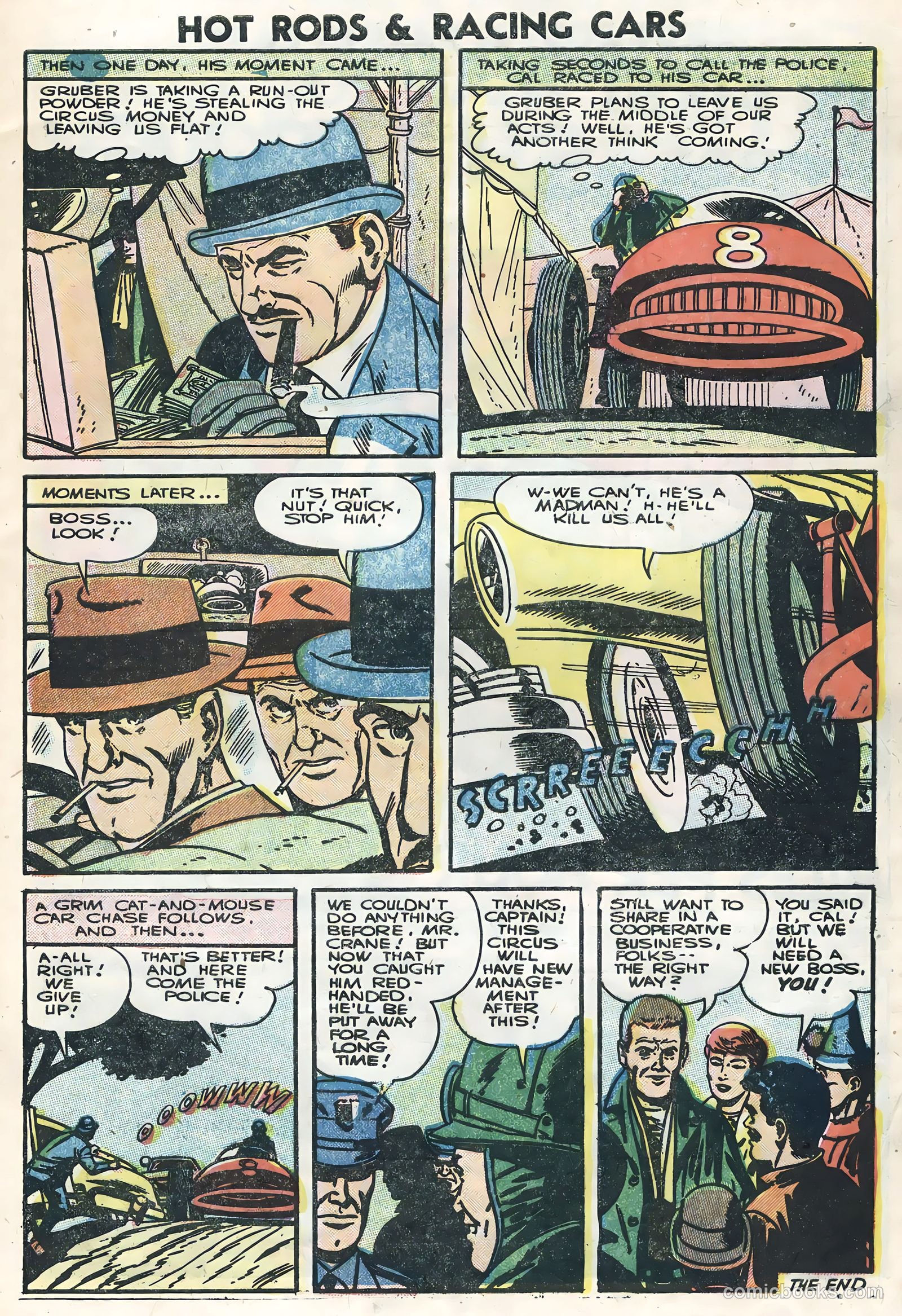 Hot Rods and Racing Cars #27 — page 9 of 36