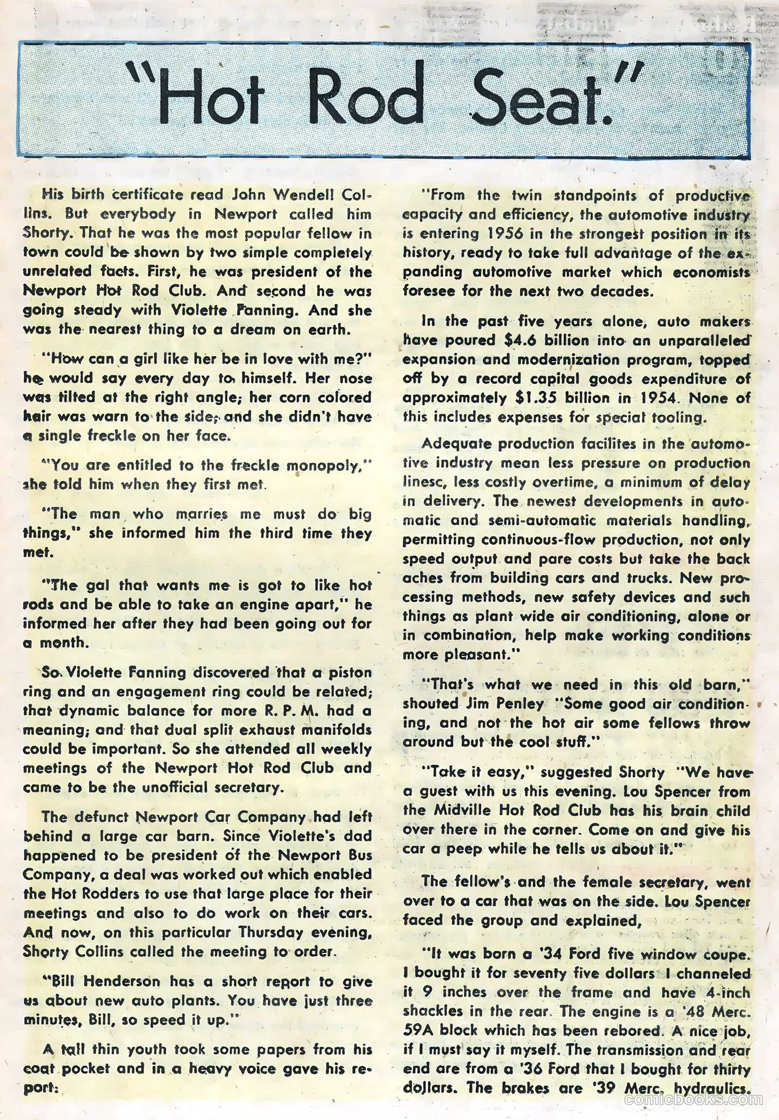 Hot Rods and Racing Cars #27 — page 23 of 36