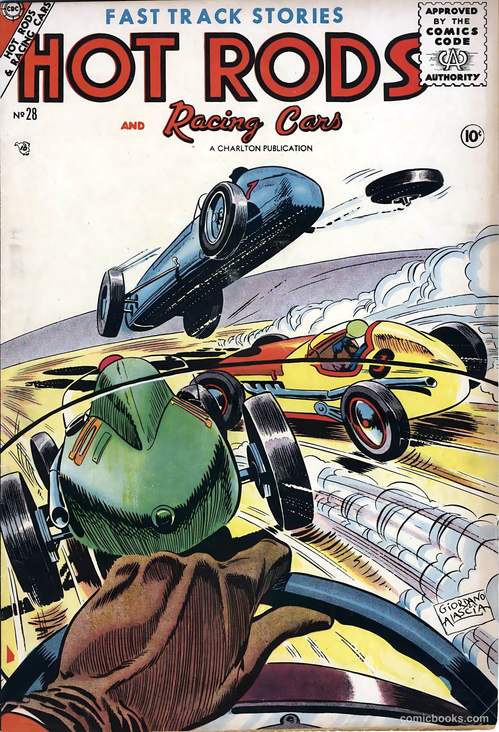 Hot Rods and Racing Cars #28 — page 1 of 36