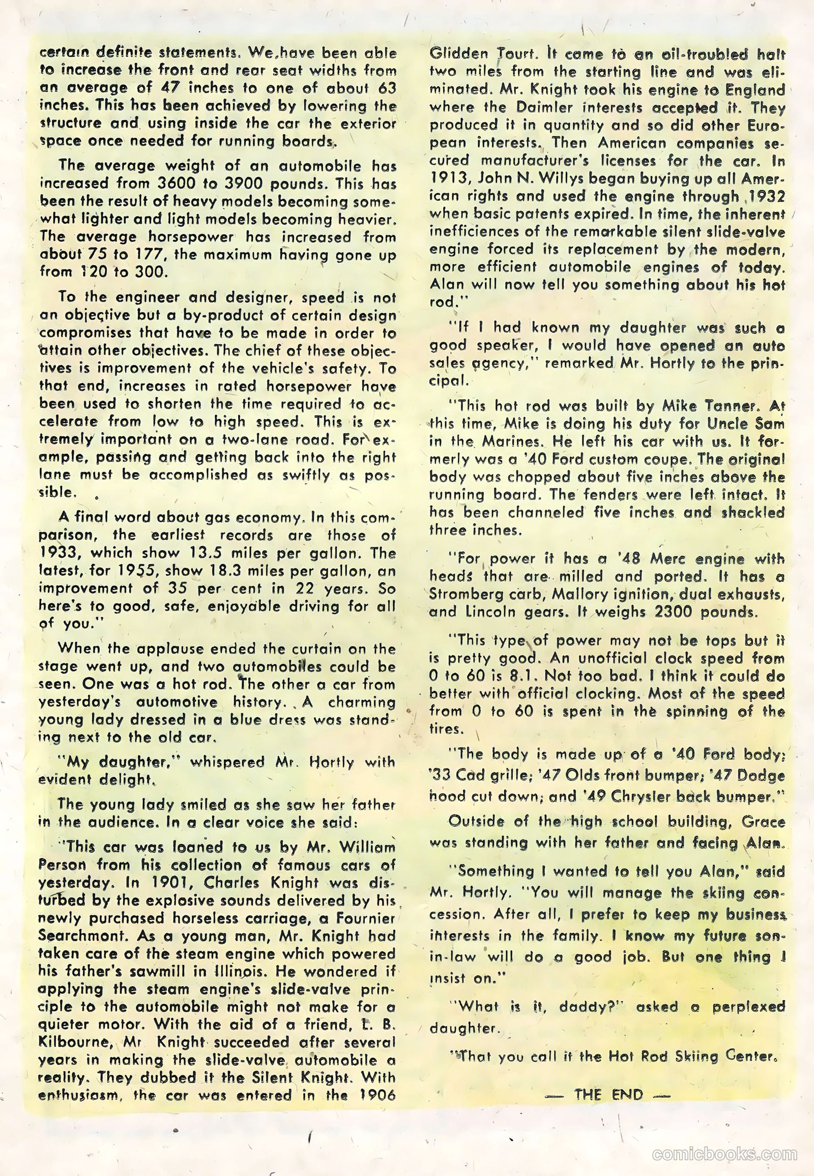 Hot Rods and Racing Cars #28 — page 21 of 36