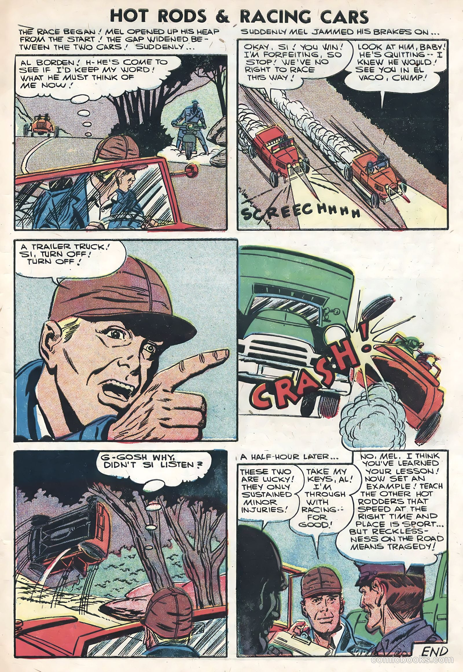 Hot Rods and Racing Cars #28 — page 33 of 36