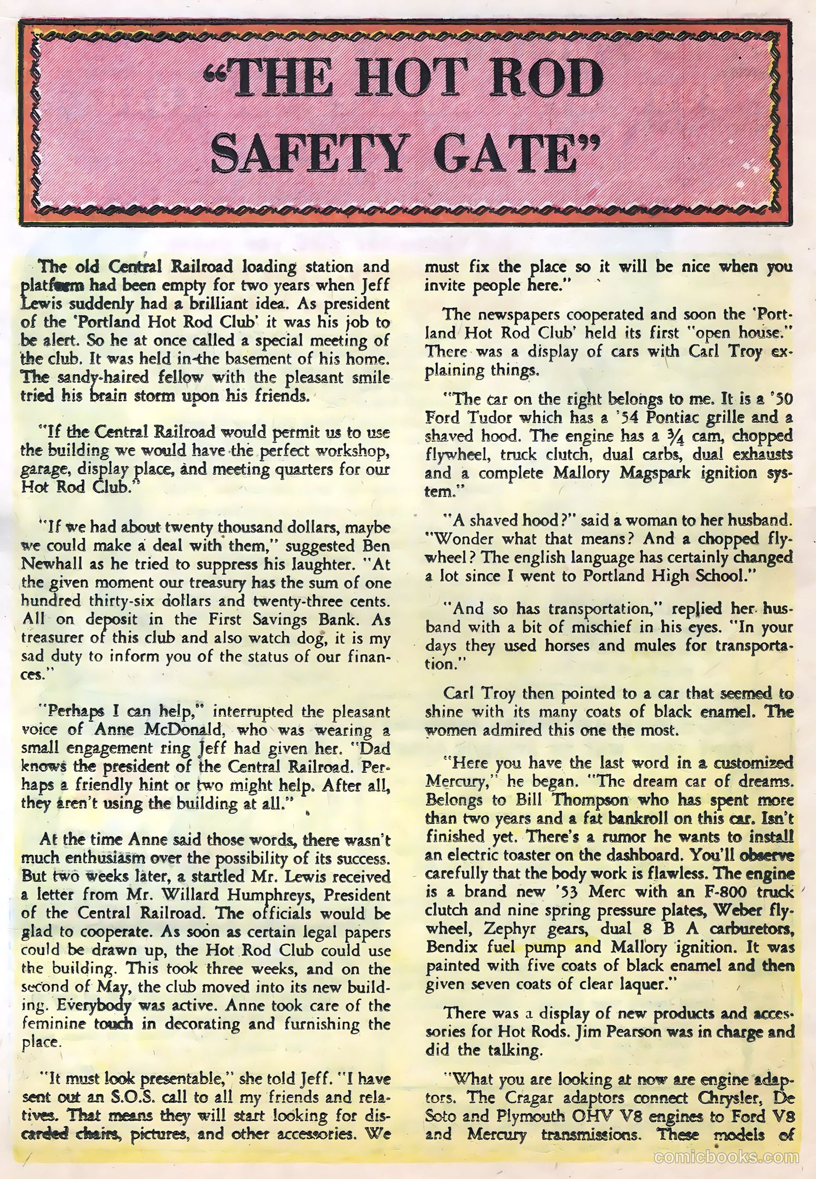 Hot Rods and Racing Cars #29 — page 16 of 36