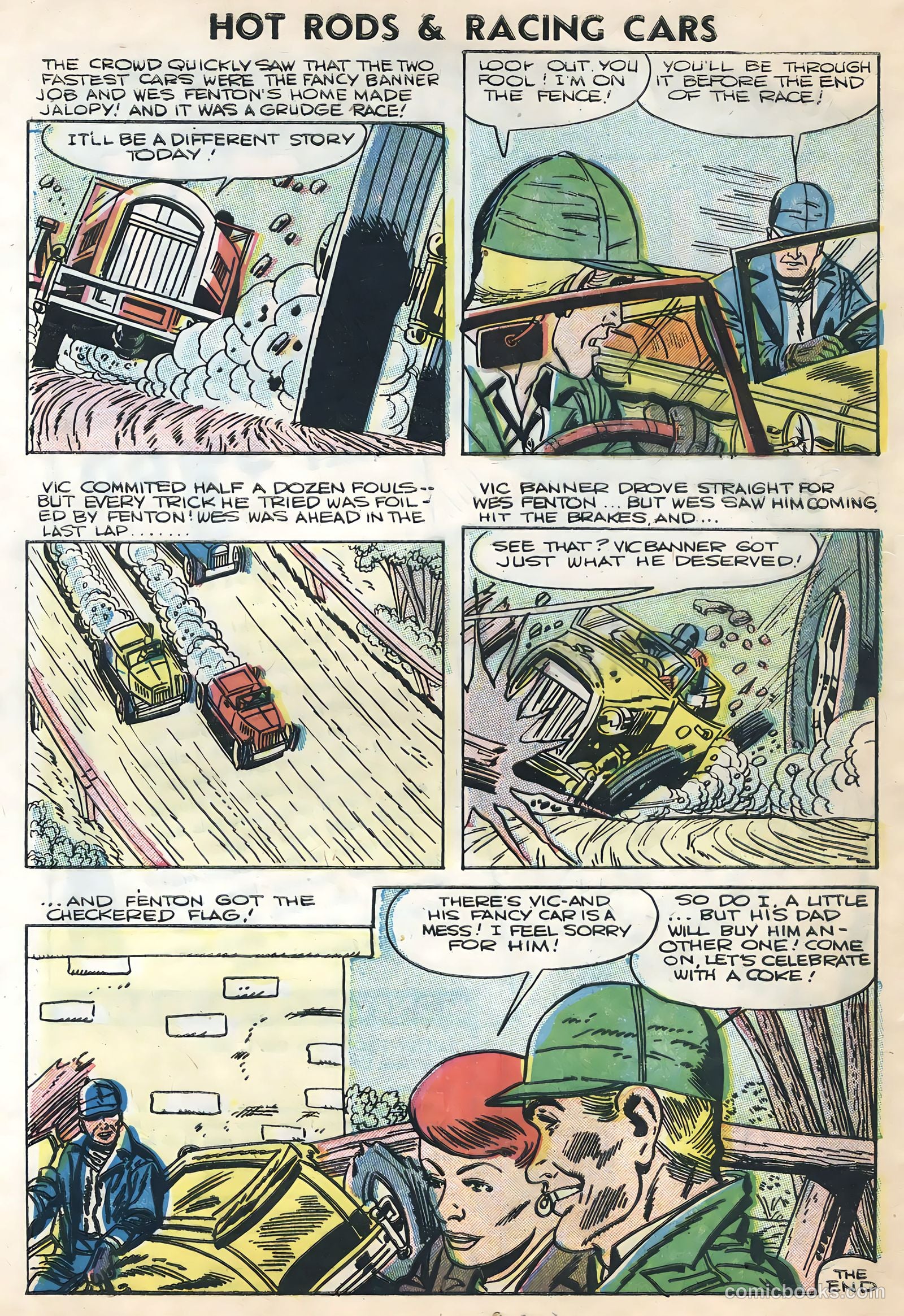 Hot Rods and Racing Cars #29 — page 32 of 36