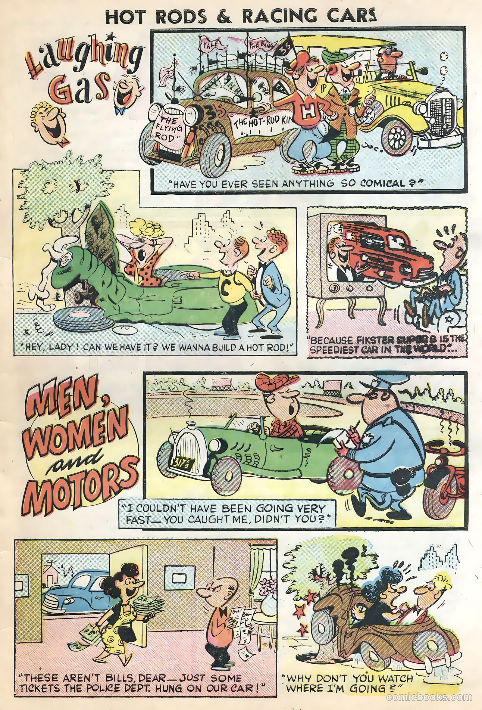 Hot Rods and Racing Cars #29 — page 33 of 36
