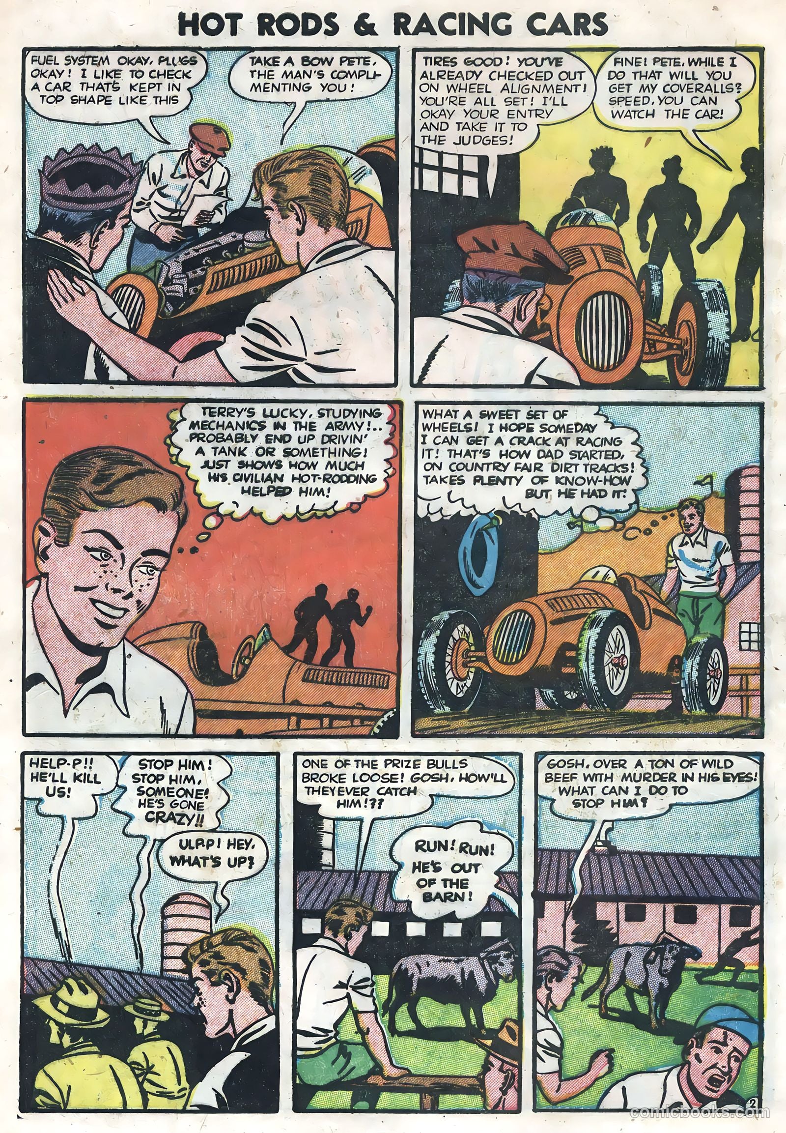 Hot Rods and Racing Cars #3 — page 8 of 36