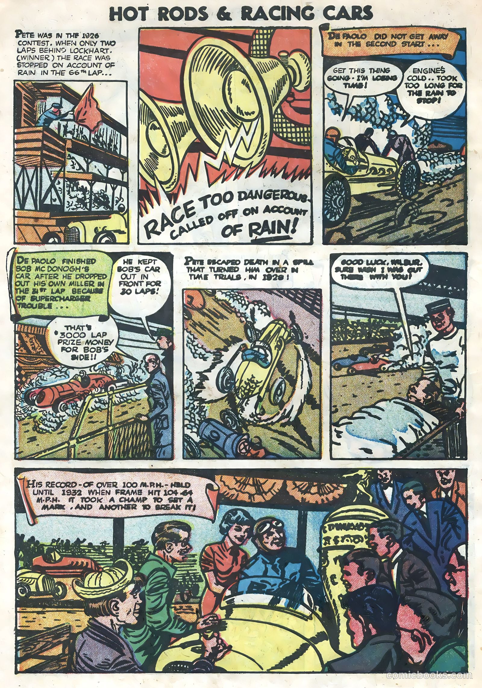 Hot Rods and Racing Cars #3 — page 34 of 36