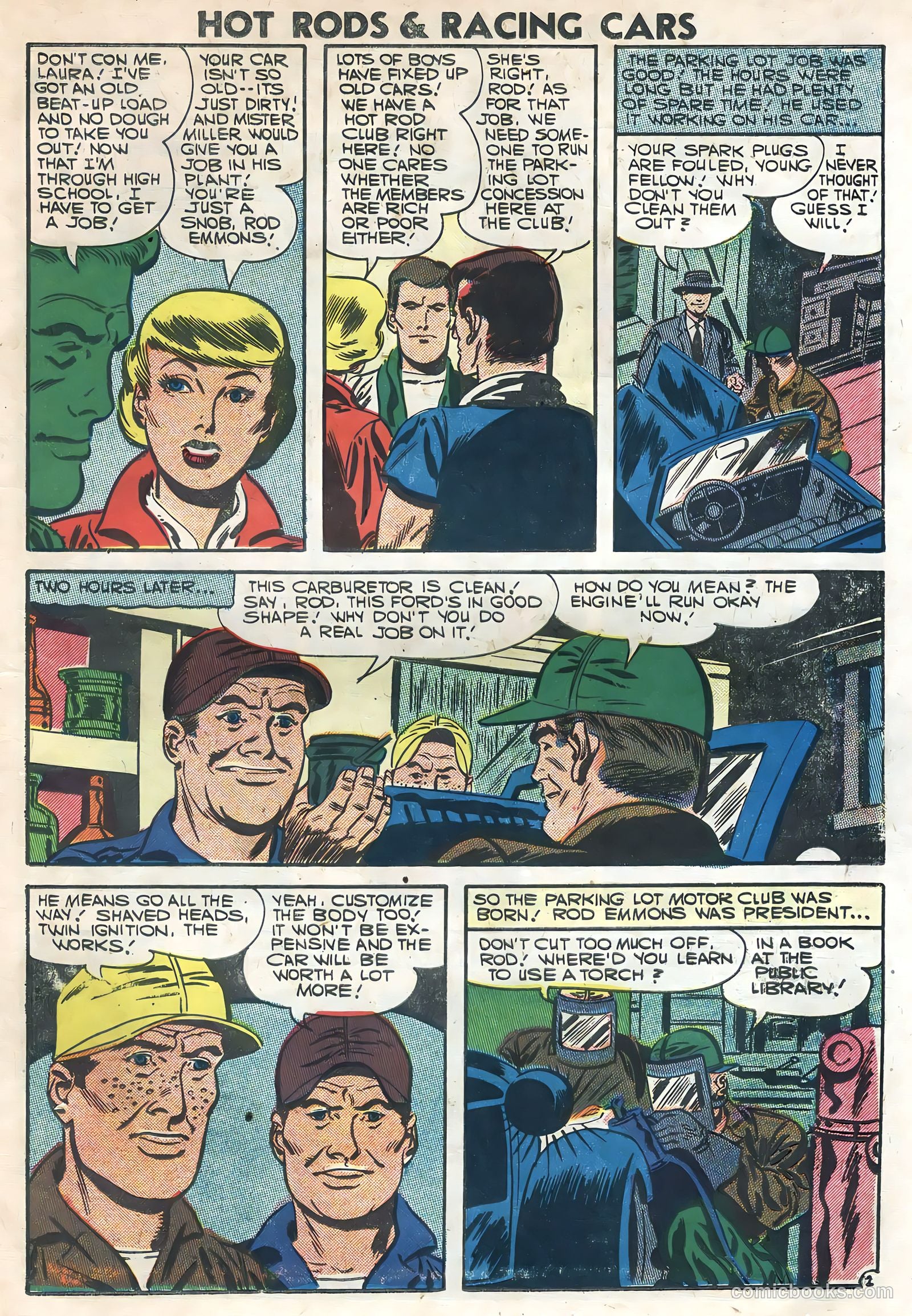 Hot Rods and Racing Cars #30 — page 11 of 36