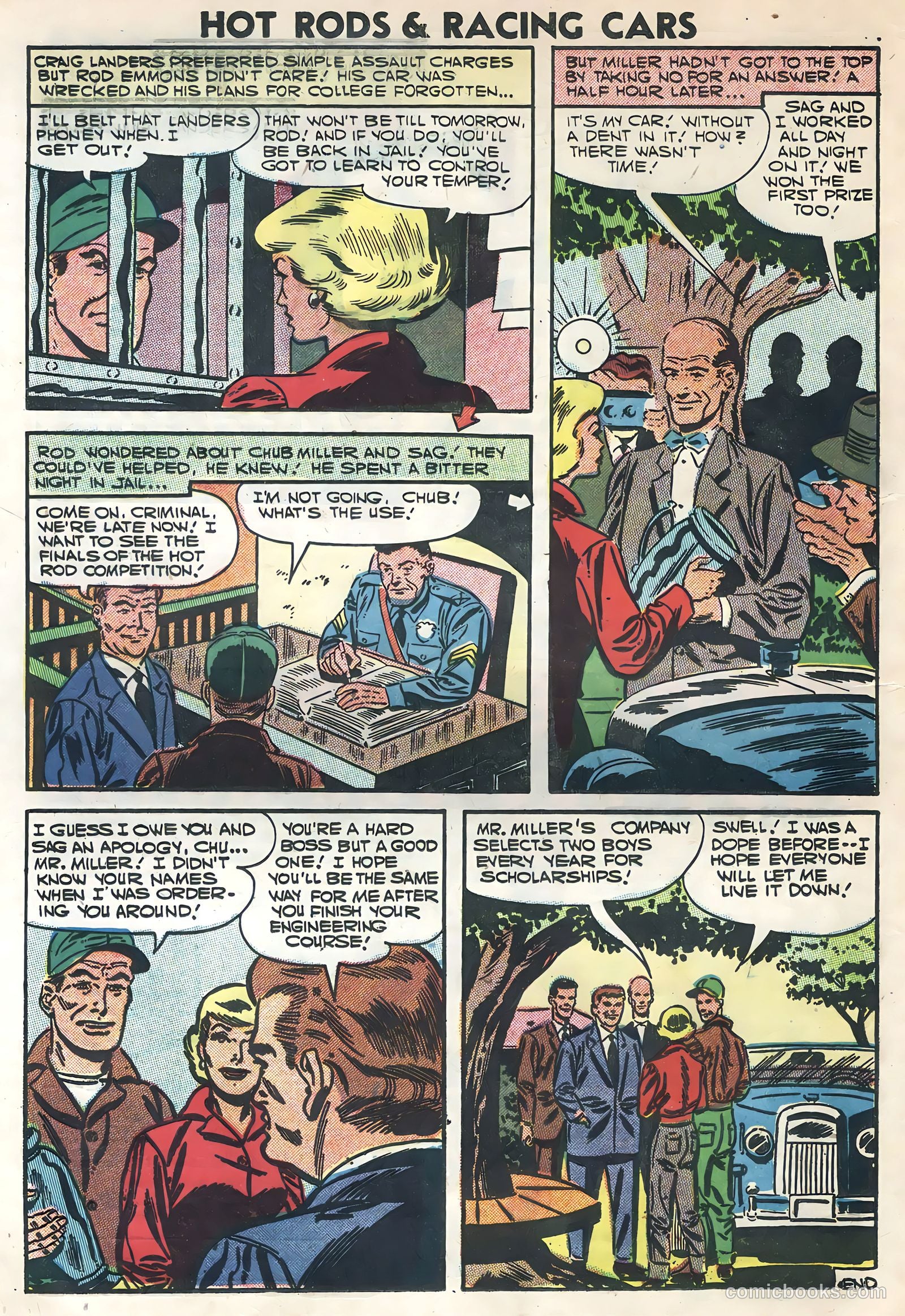 Hot Rods and Racing Cars #30 — page 16 of 36