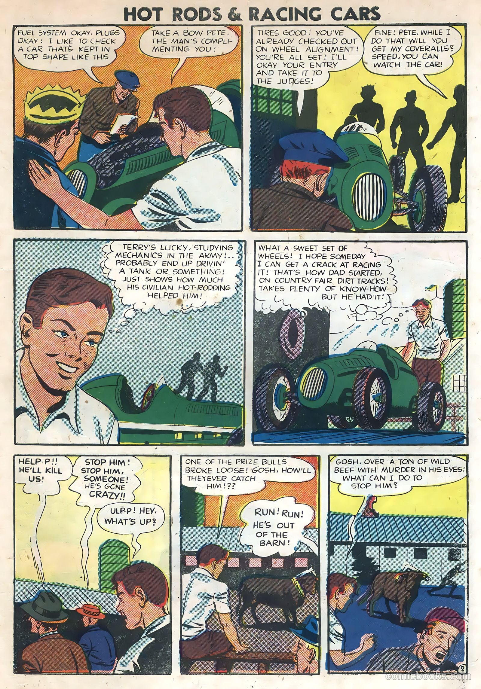 Hot Rods and Racing Cars #30 — page 27 of 36