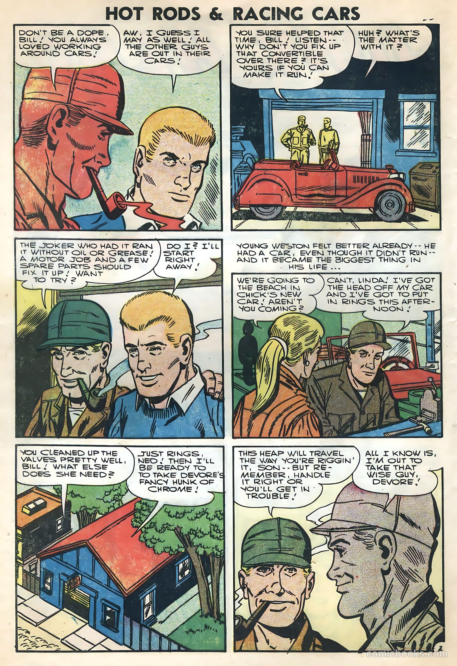 Hot Rods and Racing Cars #31 — page 28 of 36