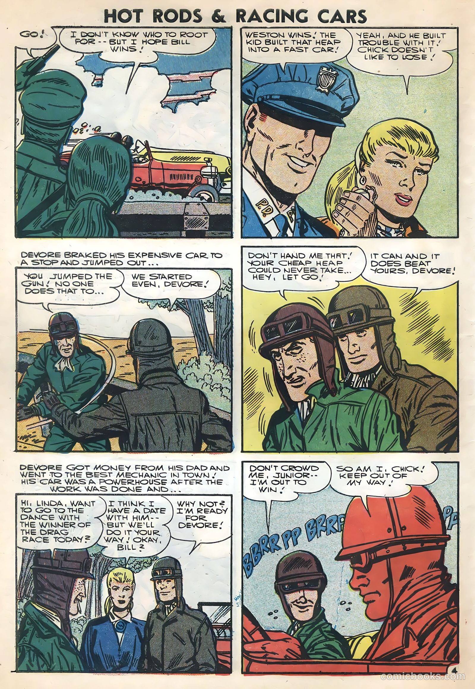 Hot Rods and Racing Cars #31 — page 30 of 36