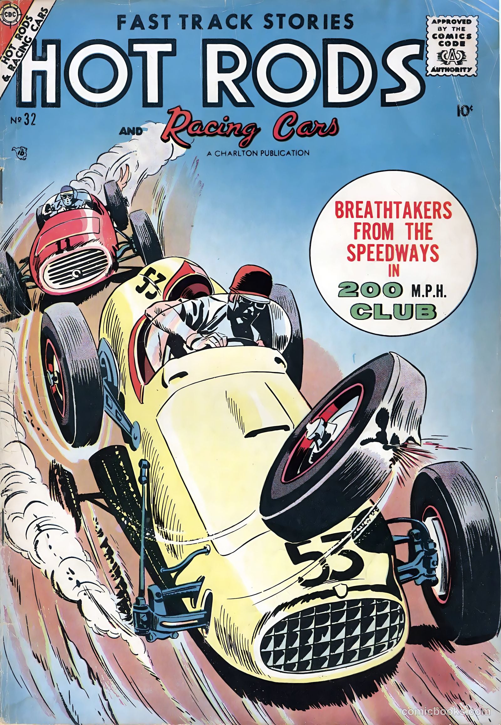 Hot Rods and Racing Cars #32 — page 1 of 36