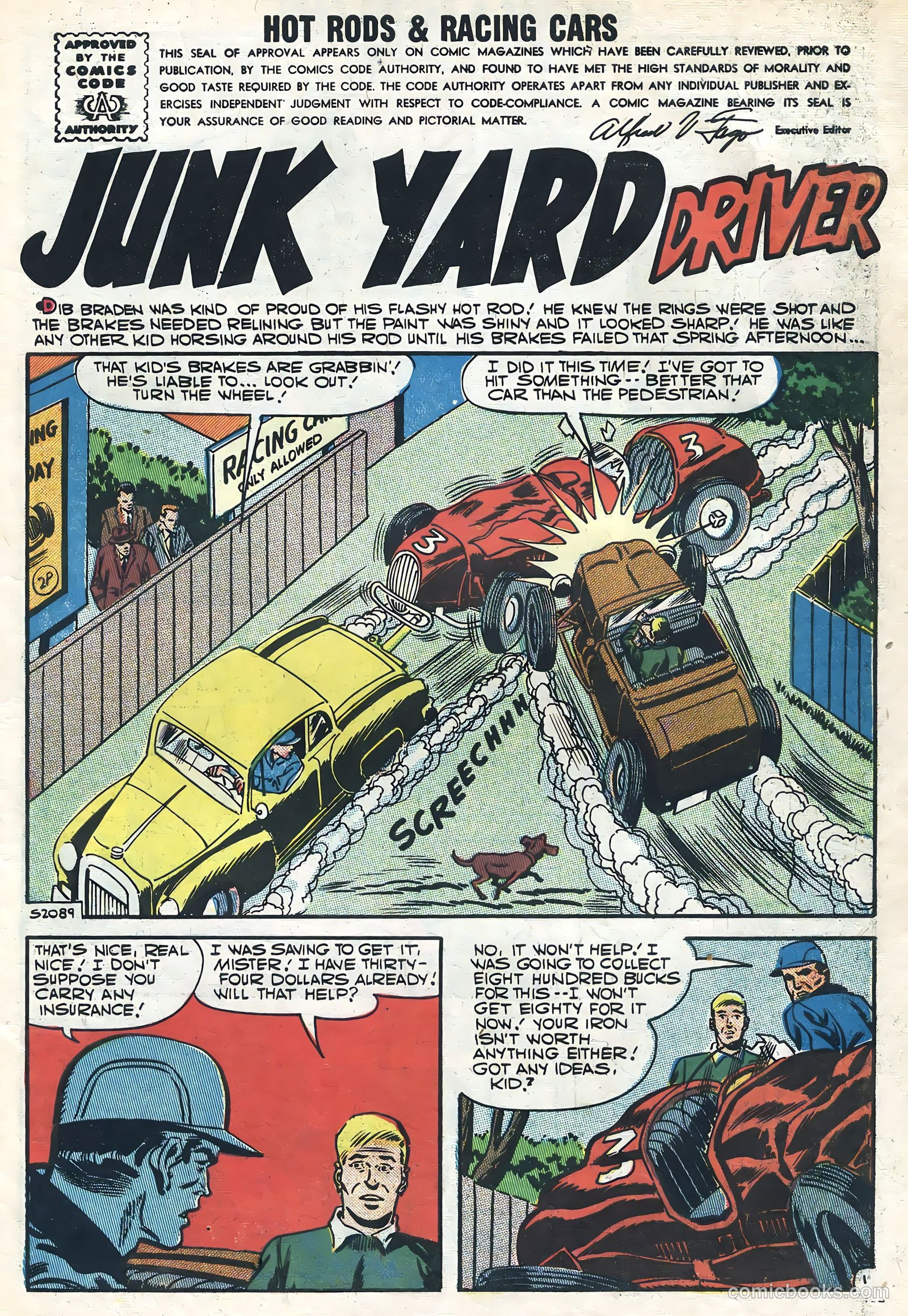 Hot Rods and Racing Cars #32 — page 3 of 36