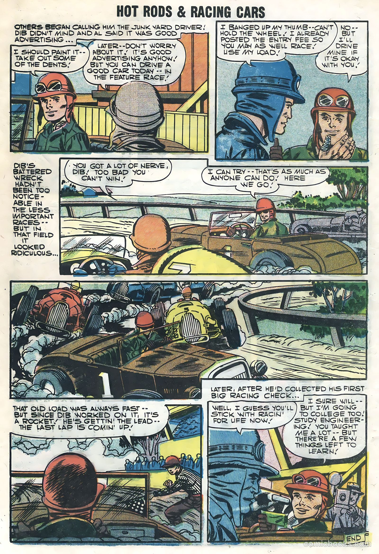 Hot Rods and Racing Cars #32 — page 8 of 36