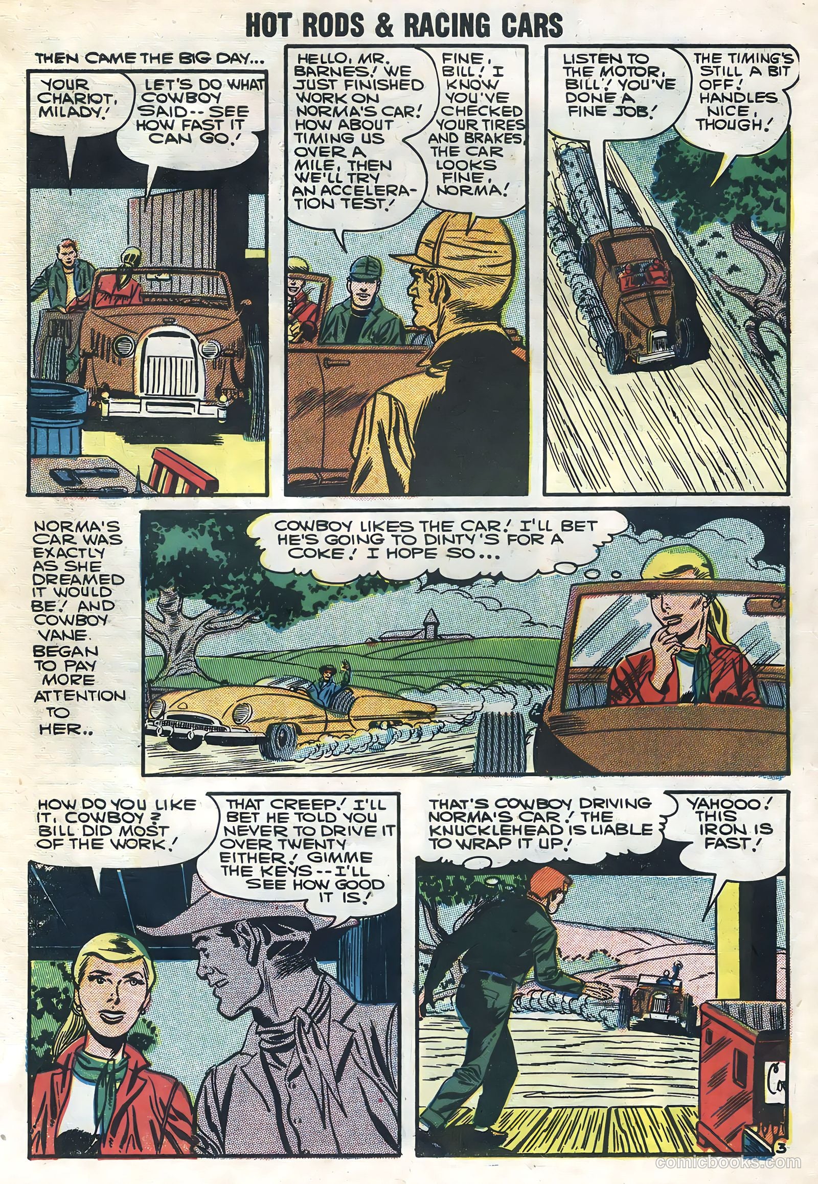 Hot Rods and Racing Cars #32 — page 30 of 36