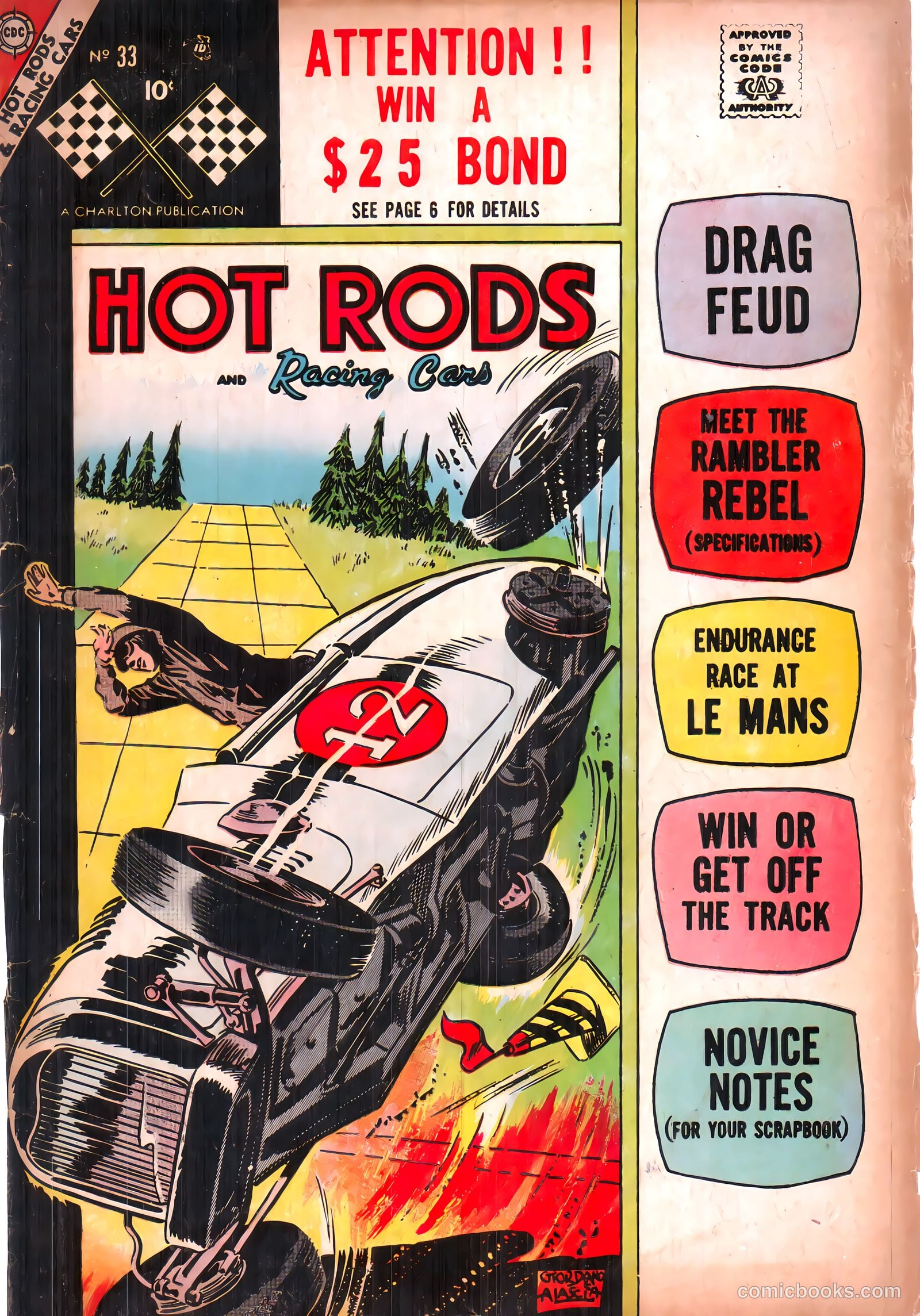 Hot Rods and Racing Cars #33 — page 1 of 36