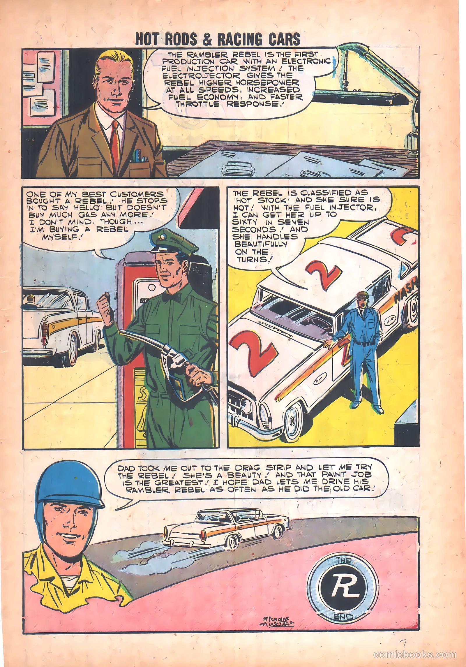 Hot Rods and Racing Cars #33 — page 7 of 36