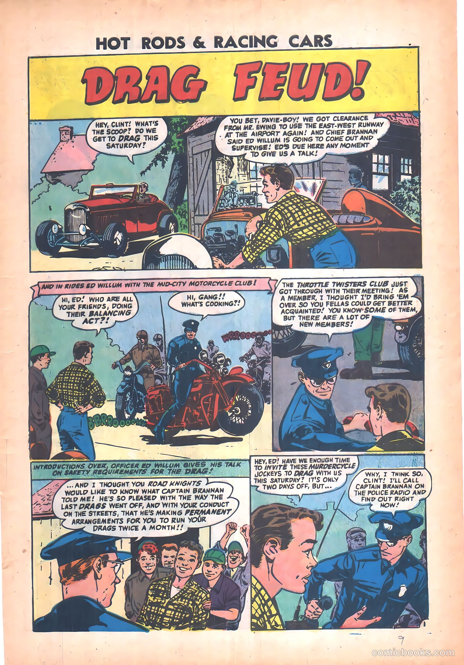 Hot Rods and Racing Cars #33 — page 9 of 36
