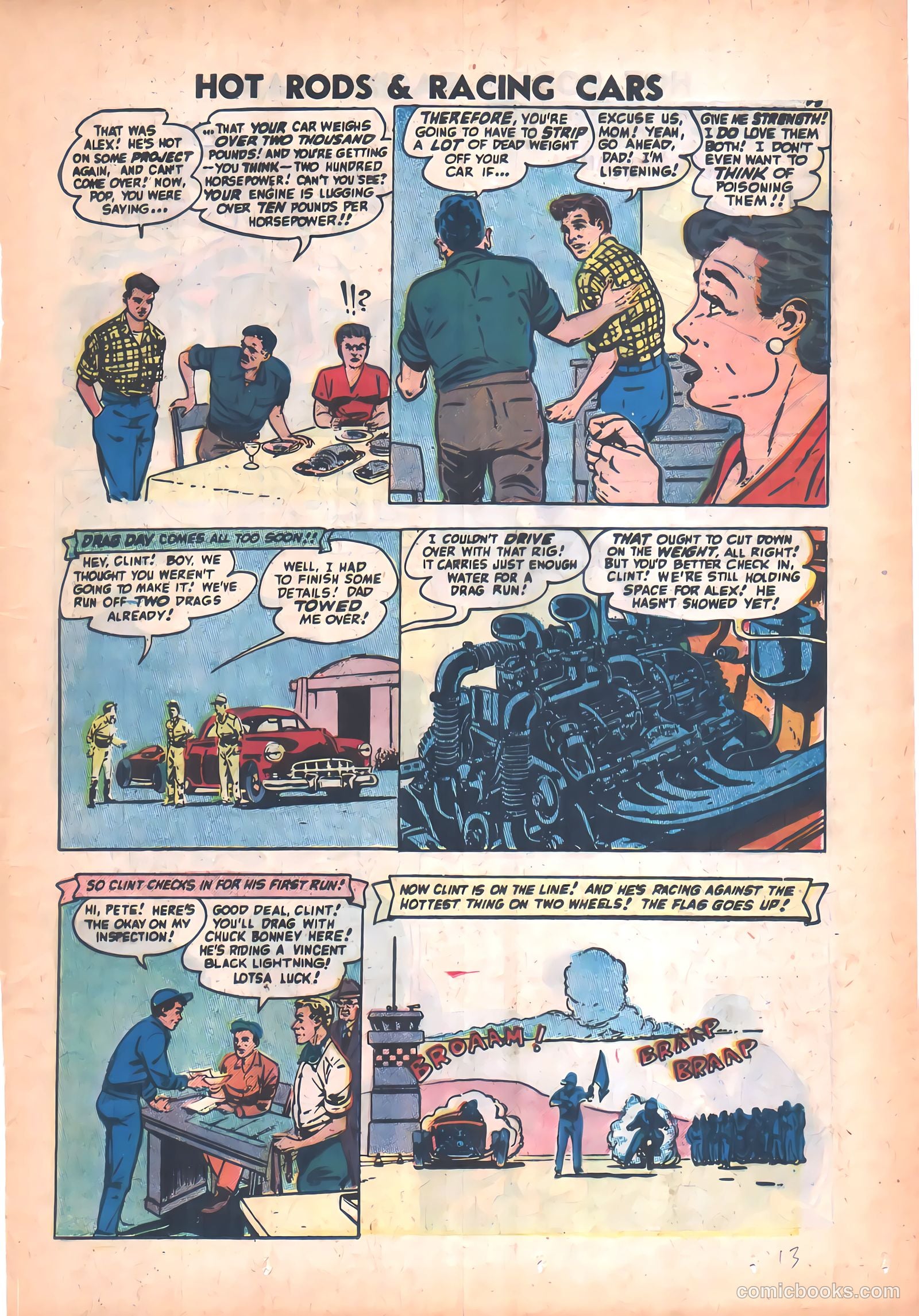 Hot Rods and Racing Cars #33 — page 13 of 36