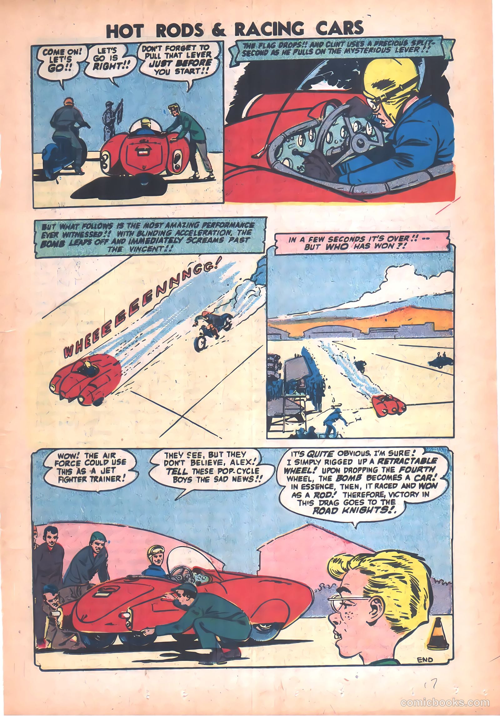 Hot Rods and Racing Cars #33 — page 17 of 36