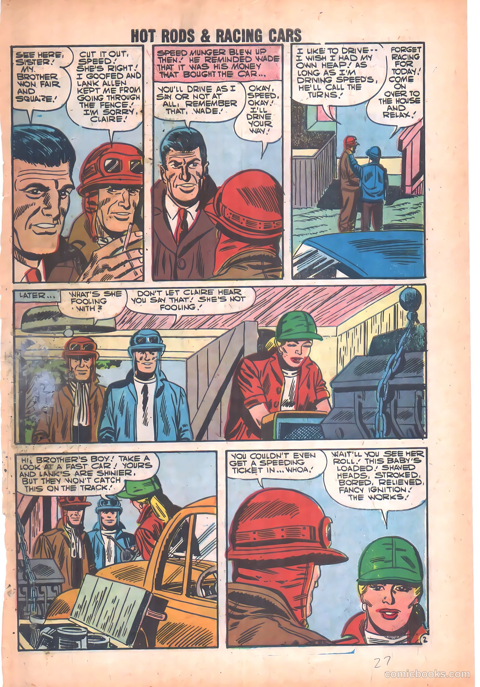 Hot Rods and Racing Cars #33 — page 27 of 36