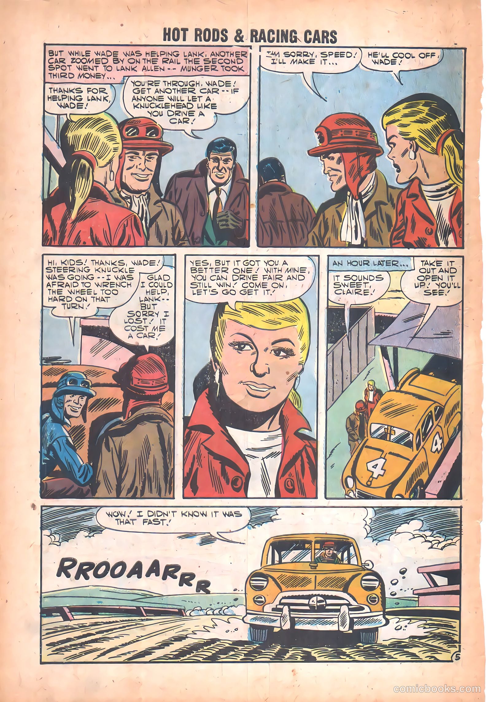 Hot Rods and Racing Cars #33 — page 30 of 36