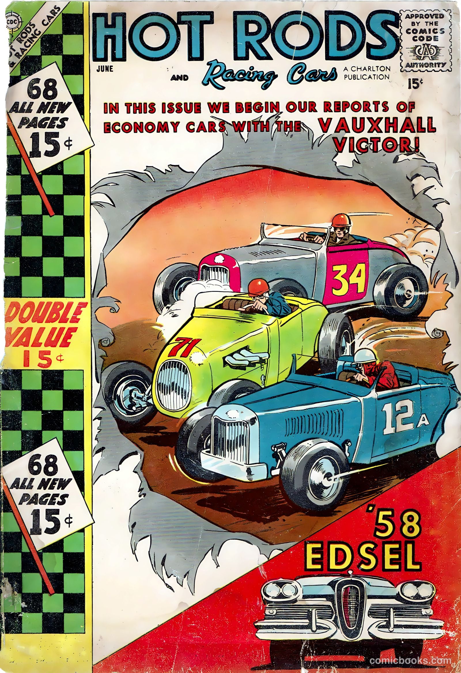 Hot Rods and Racing Cars #35 — page 1 of 68