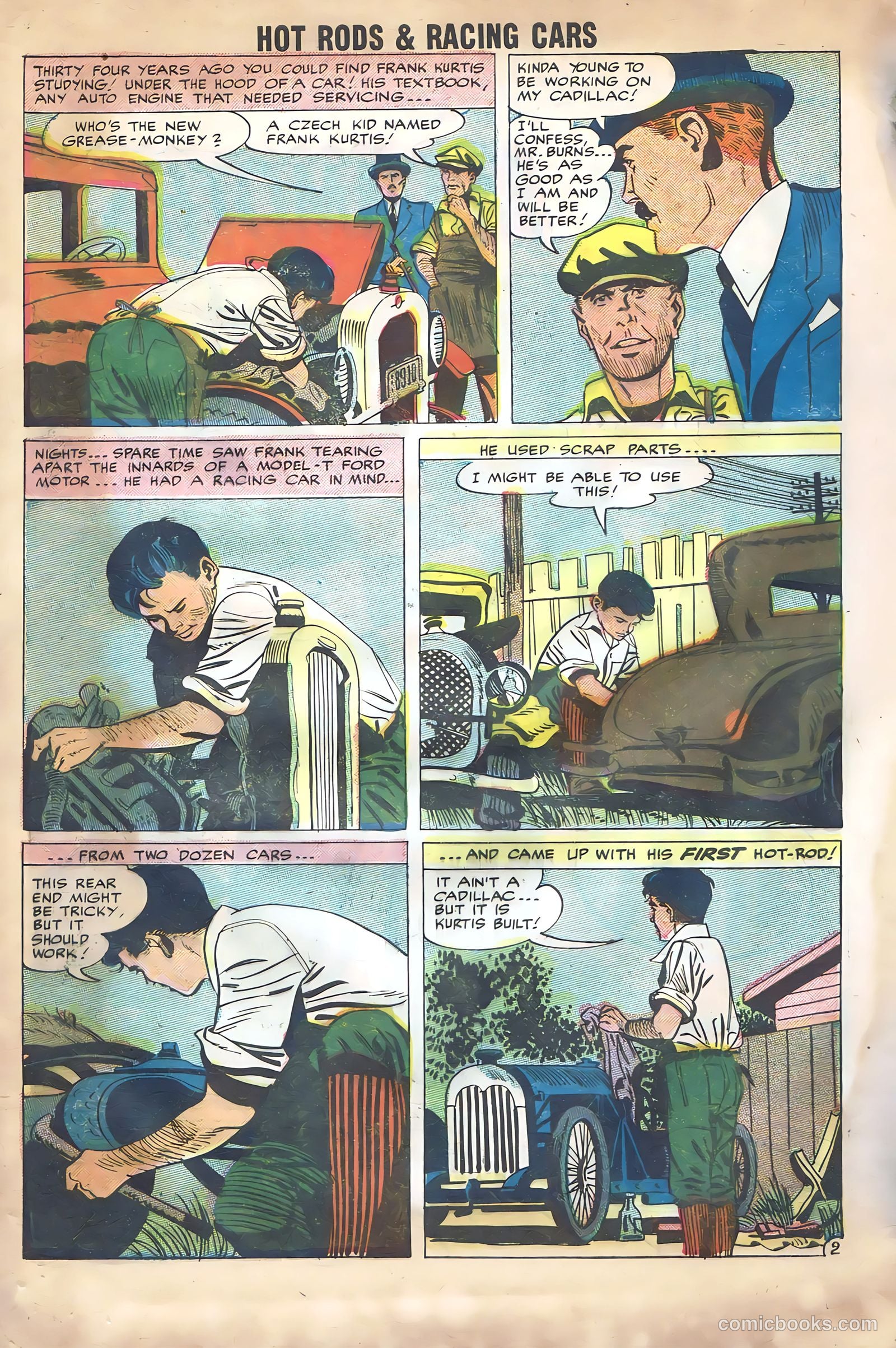 Hot Rods and Racing Cars #35 — page 4 of 68