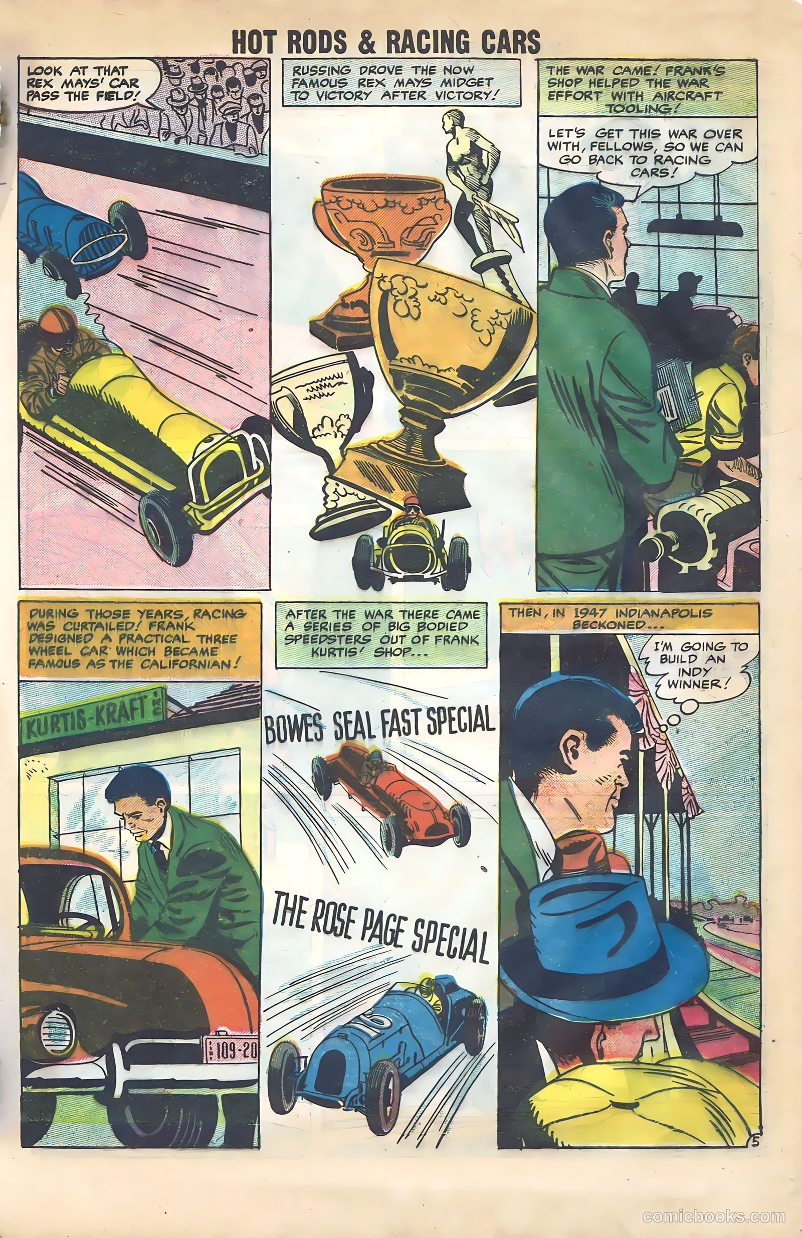 Hot Rods and Racing Cars #35 — page 7 of 68