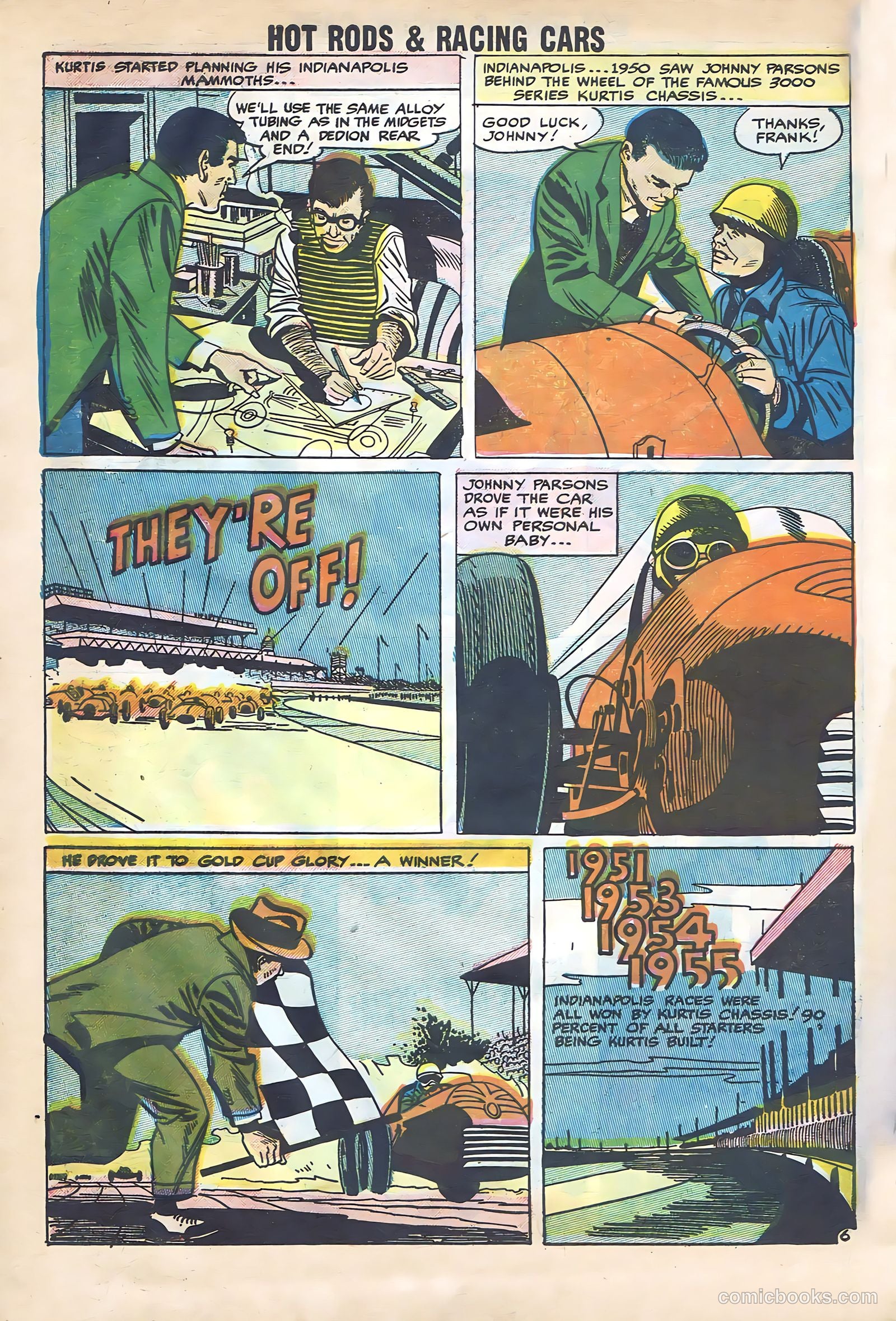 Hot Rods and Racing Cars #35 — page 8 of 68