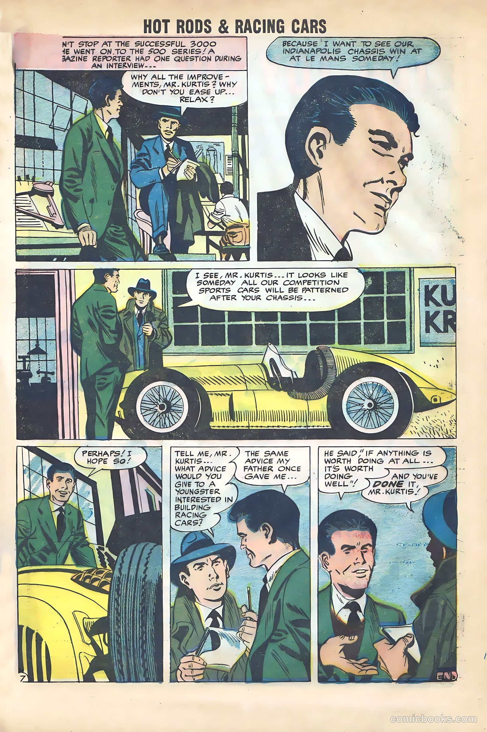 Hot Rods and Racing Cars #35 — page 9 of 68