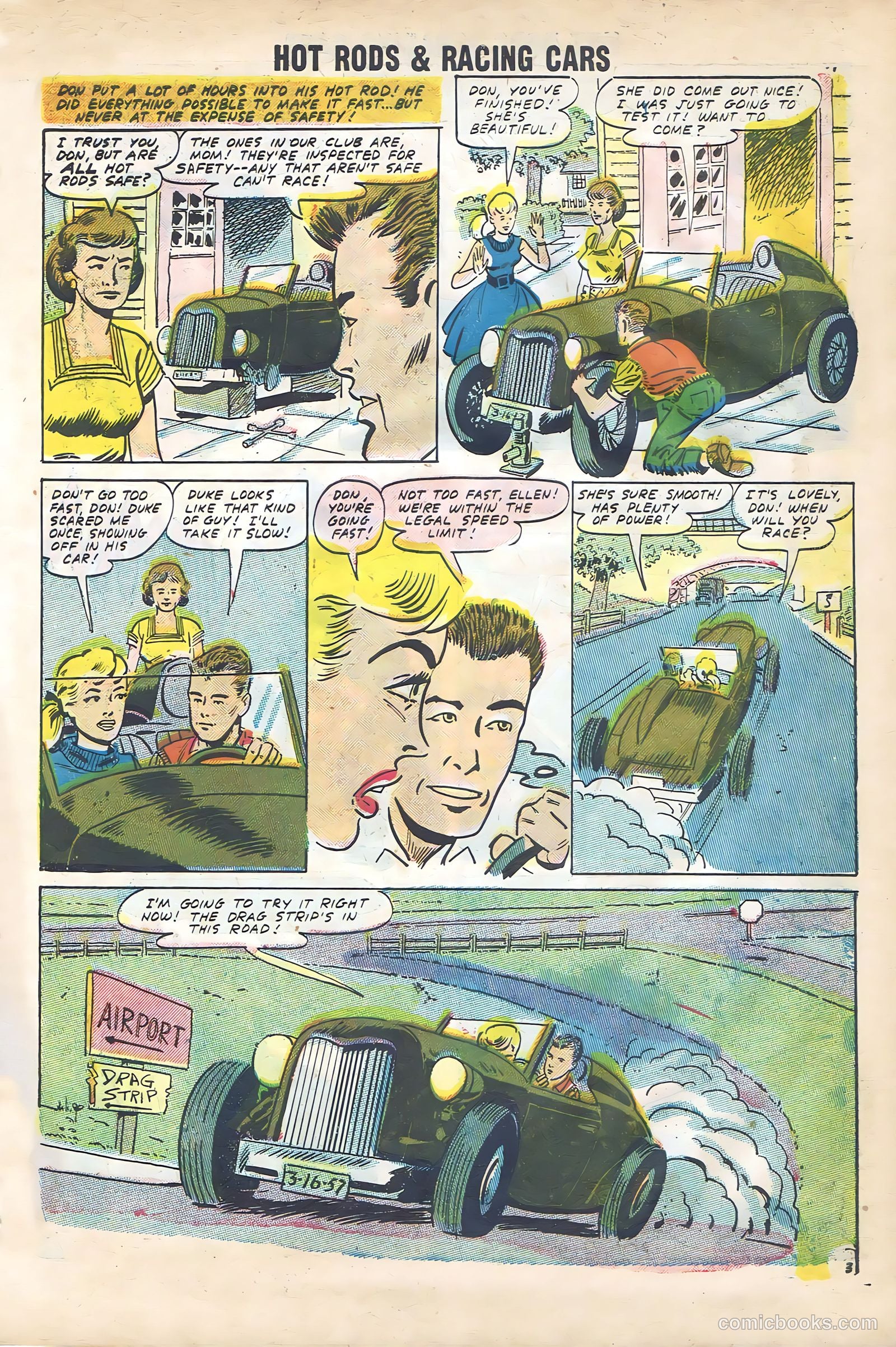 Hot Rods and Racing Cars #35 — page 13 of 68