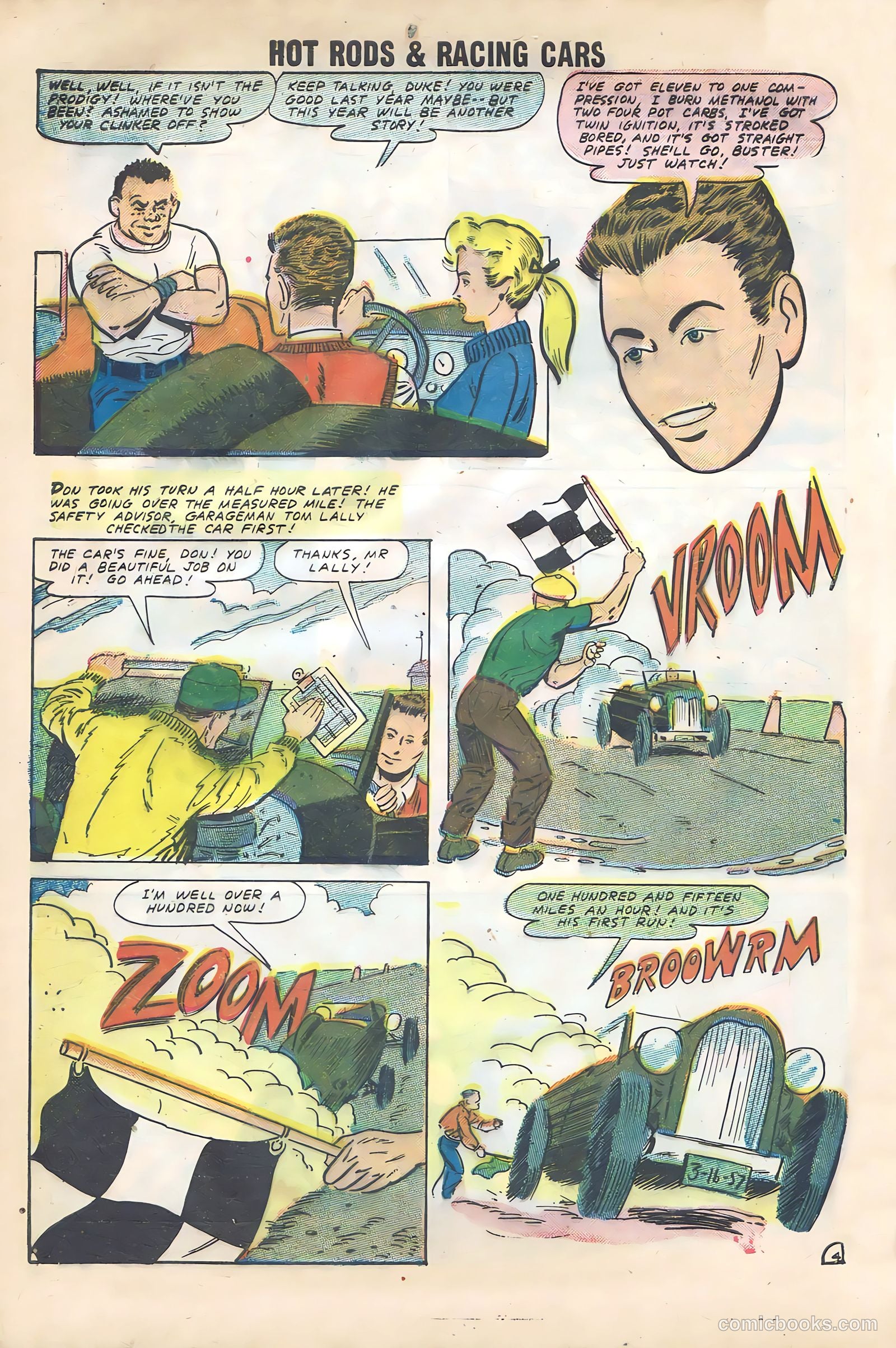 Hot Rods and Racing Cars #35 — page 14 of 68