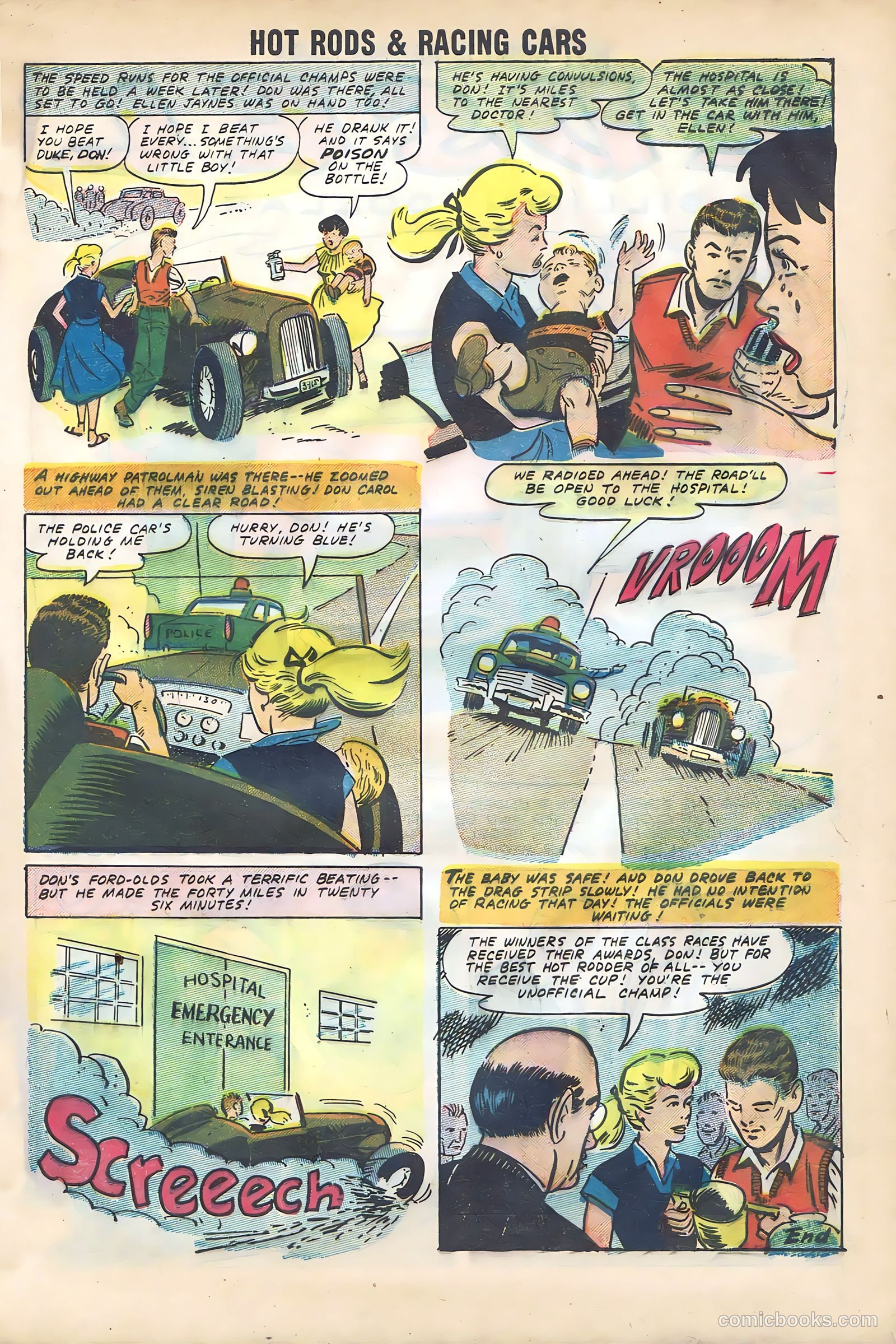 Hot Rods and Racing Cars #35 — page 15 of 68