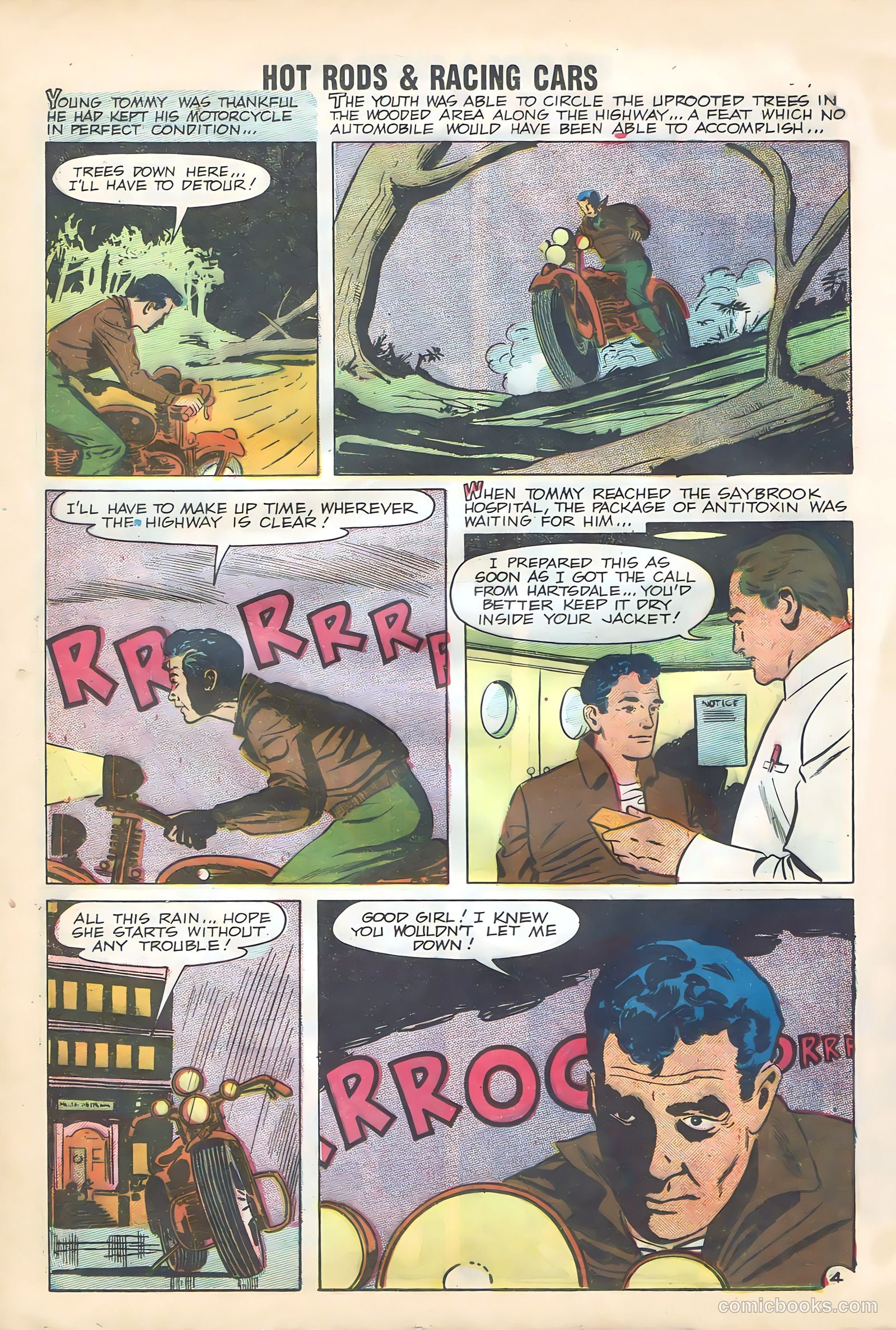 Hot Rods and Racing Cars #35 — page 36 of 68