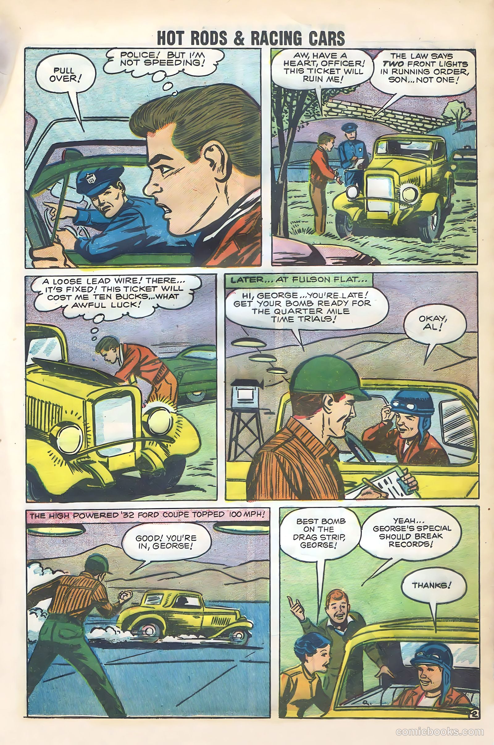 Hot Rods and Racing Cars #35 — page 39 of 68