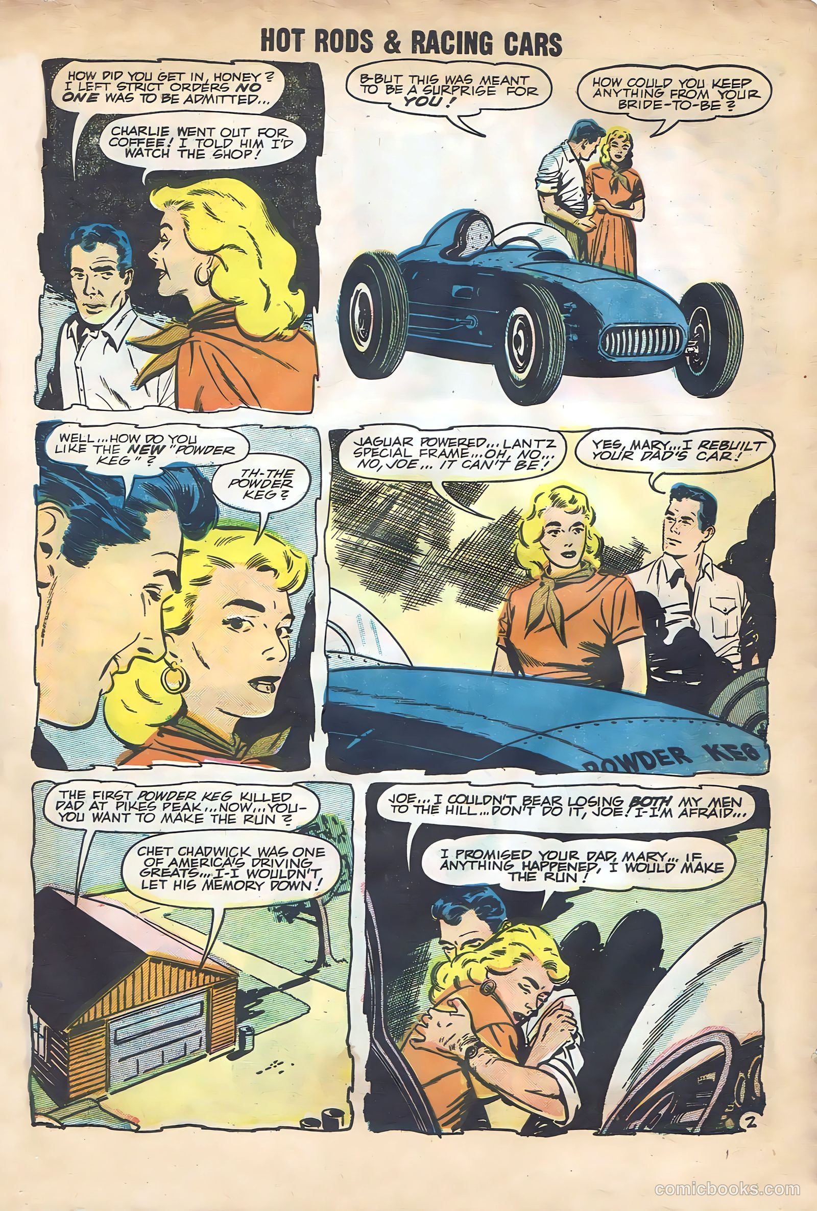 Hot Rods and Racing Cars #35 — page 61 of 68
