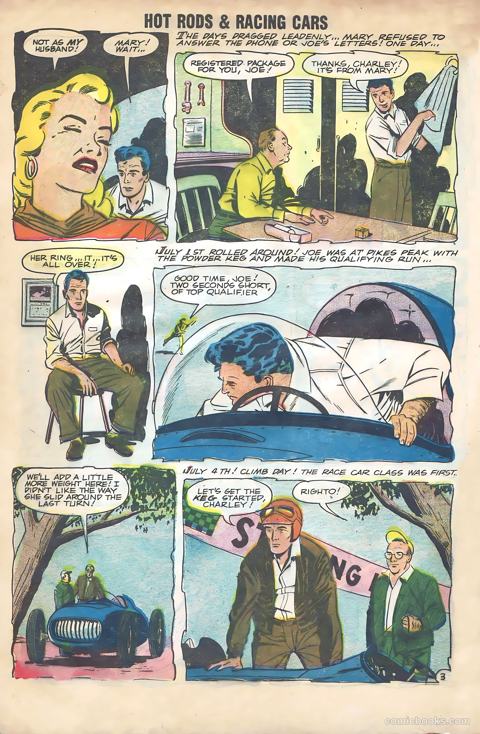 Hot Rods and Racing Cars #35 — page 62 of 68