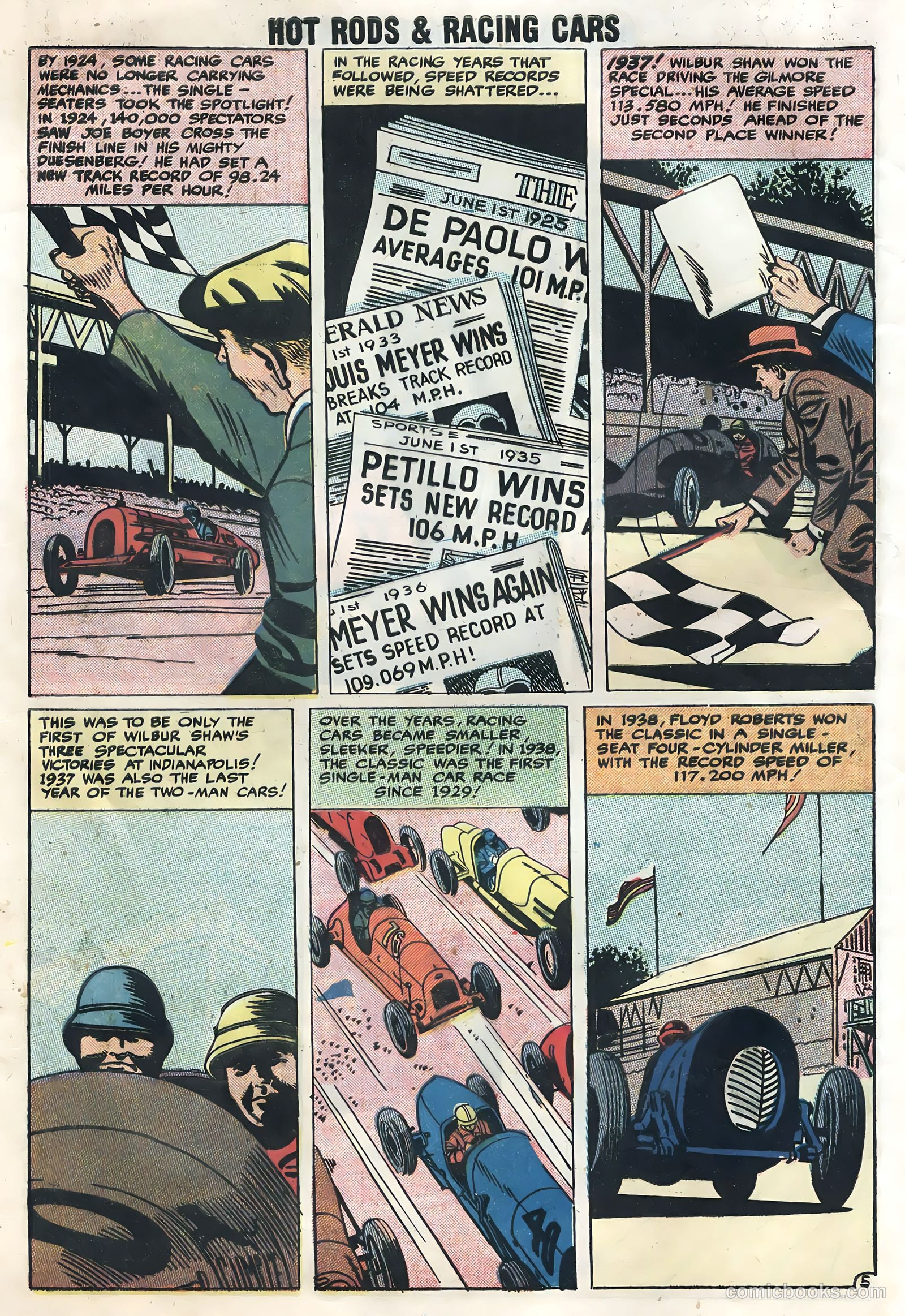 Hot Rods and Racing Cars #36 — page 8 of 36
