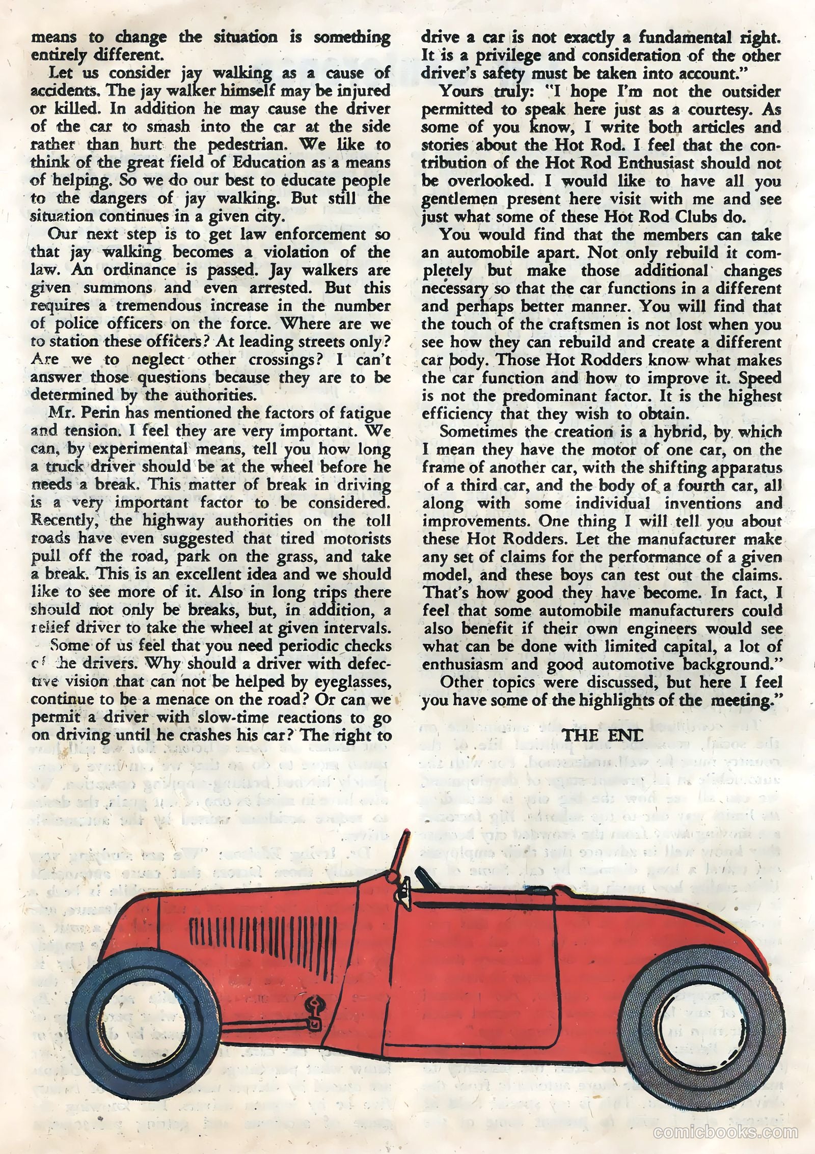 Hot Rods and Racing Cars #36 — page 18 of 36