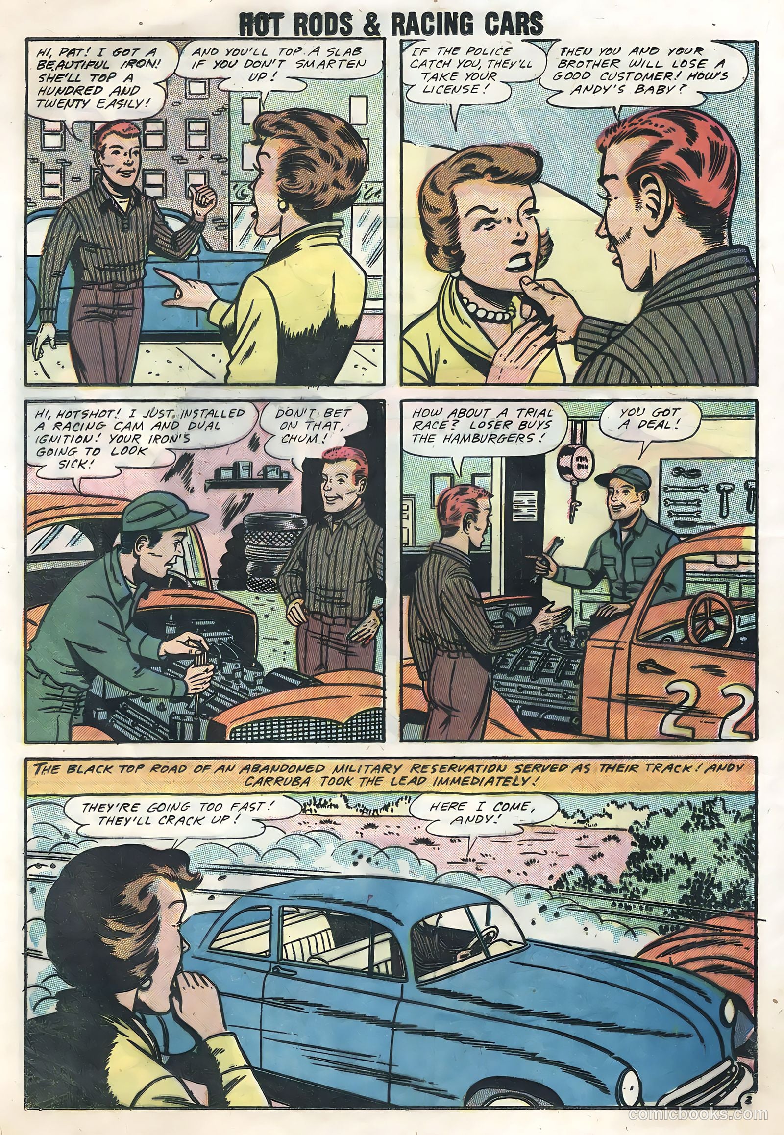 Hot Rods and Racing Cars #36 — page 20 of 36