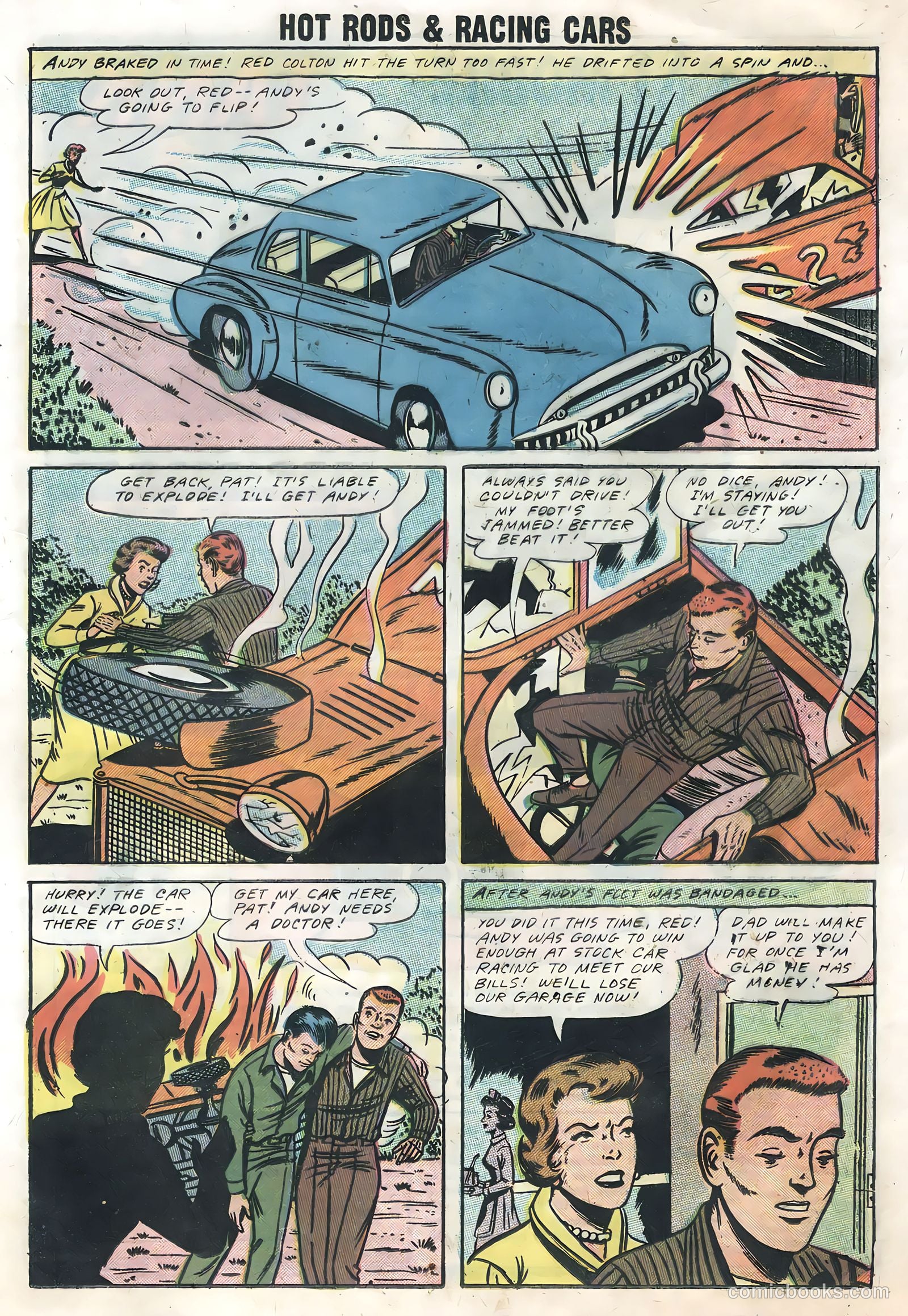 Hot Rods and Racing Cars #36 — page 21 of 36