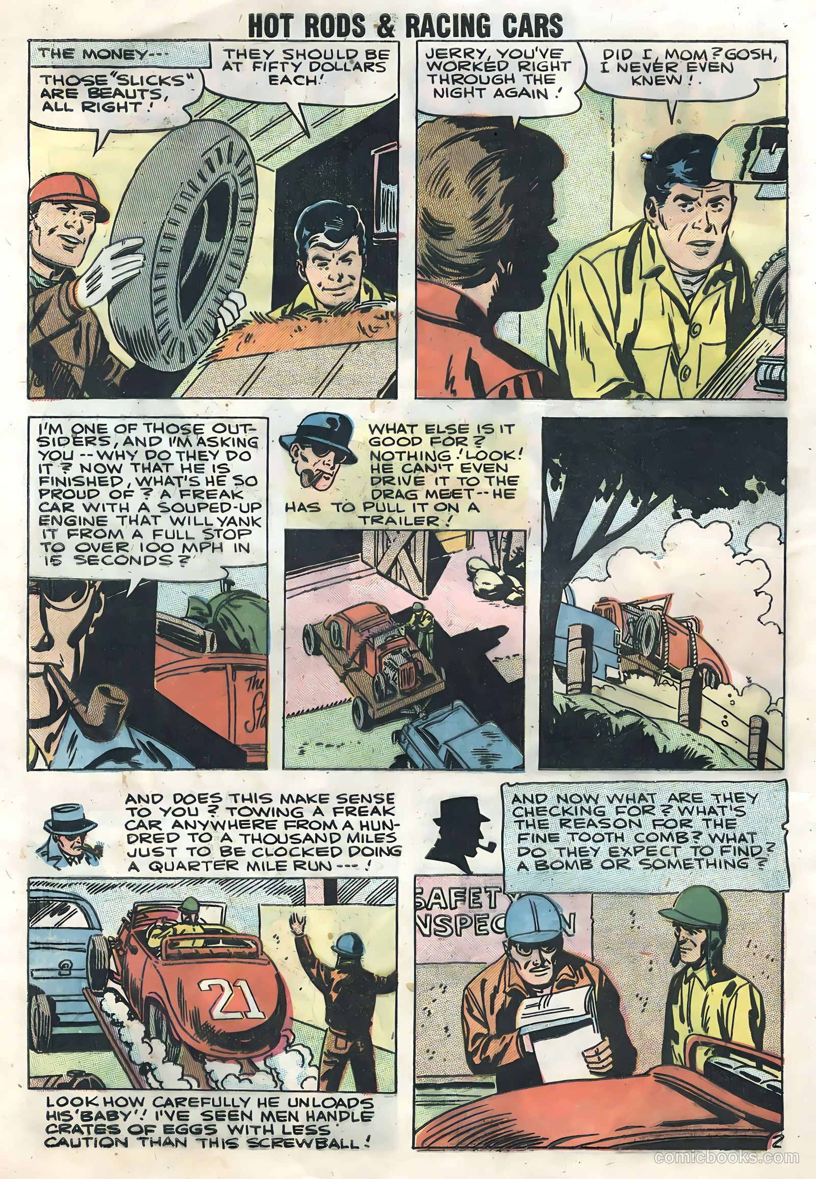 Hot Rods and Racing Cars #36 — page 28 of 36