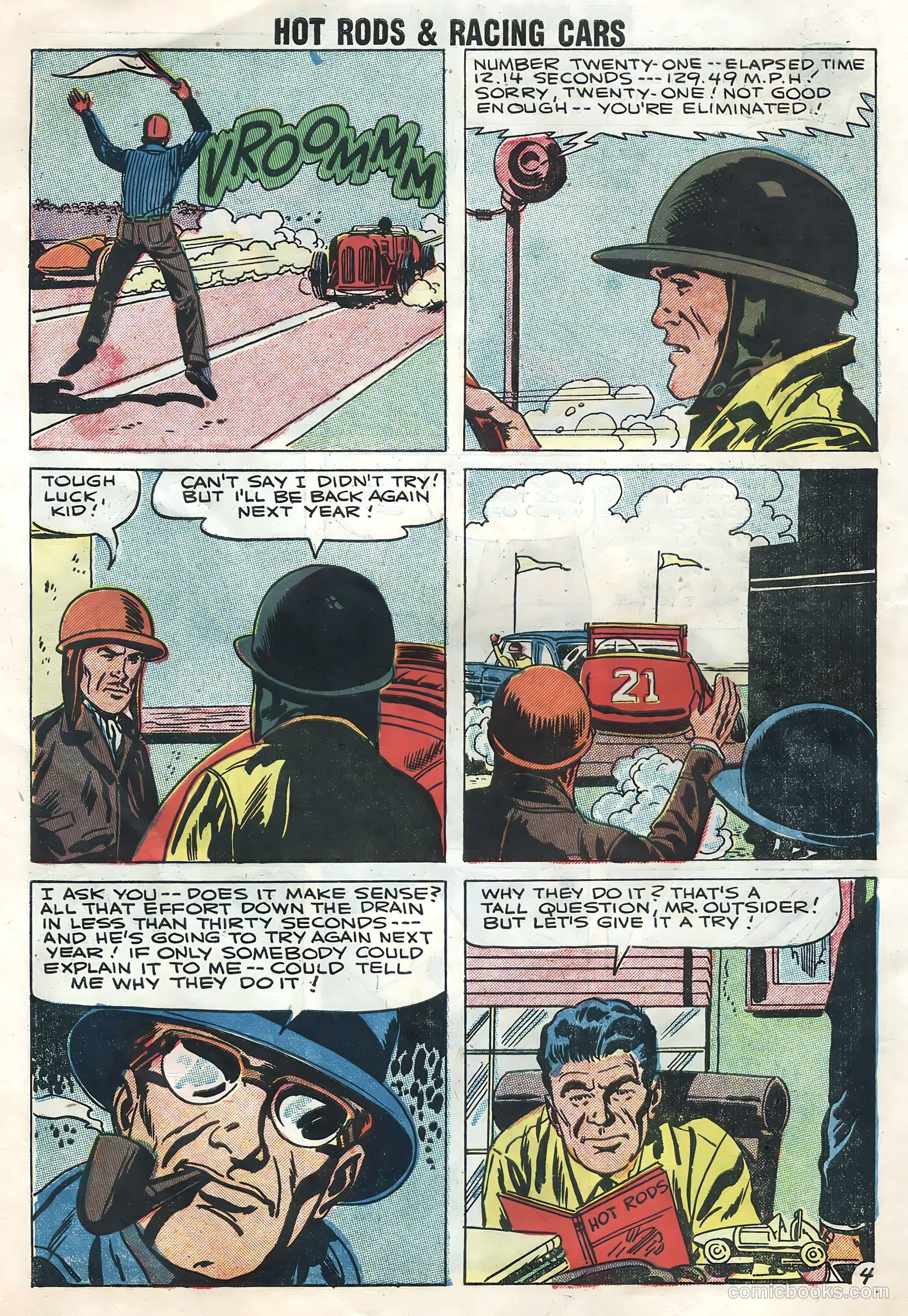Hot Rods and Racing Cars #36 — page 30 of 36