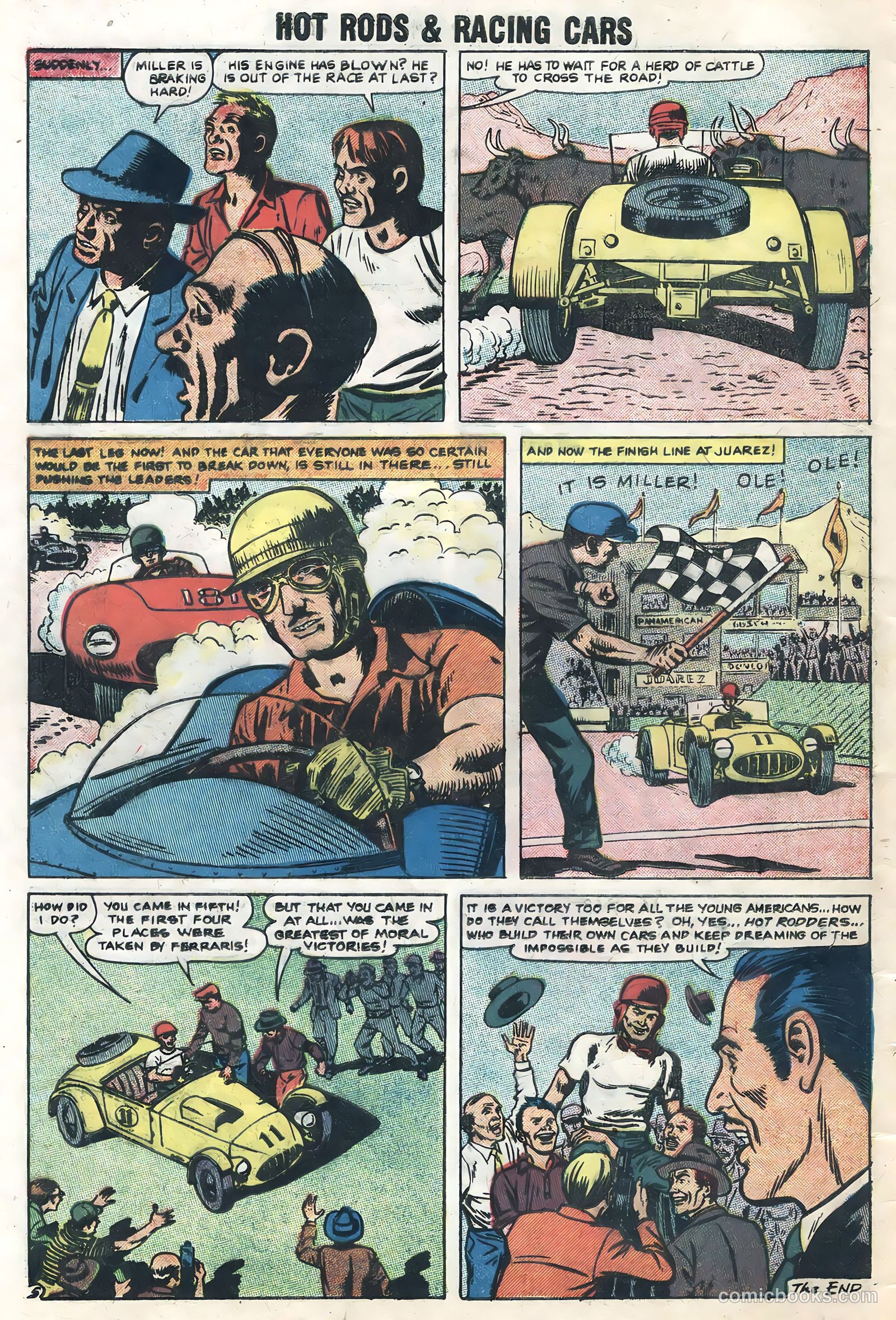 Hot Rods and Racing Cars #37 — page 8 of 36